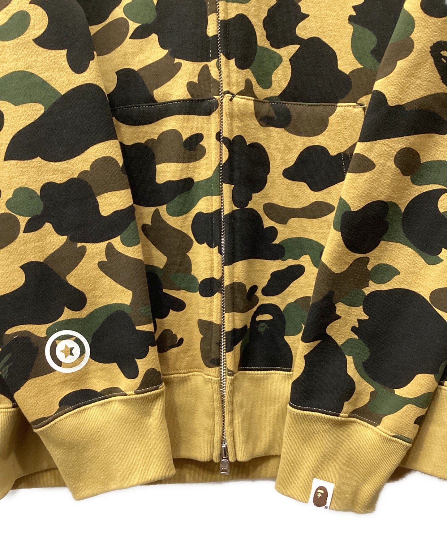 [Pre-owned] A BATHING APE 1st Camo Shark Full Zip Hoodie 001zpj801009m