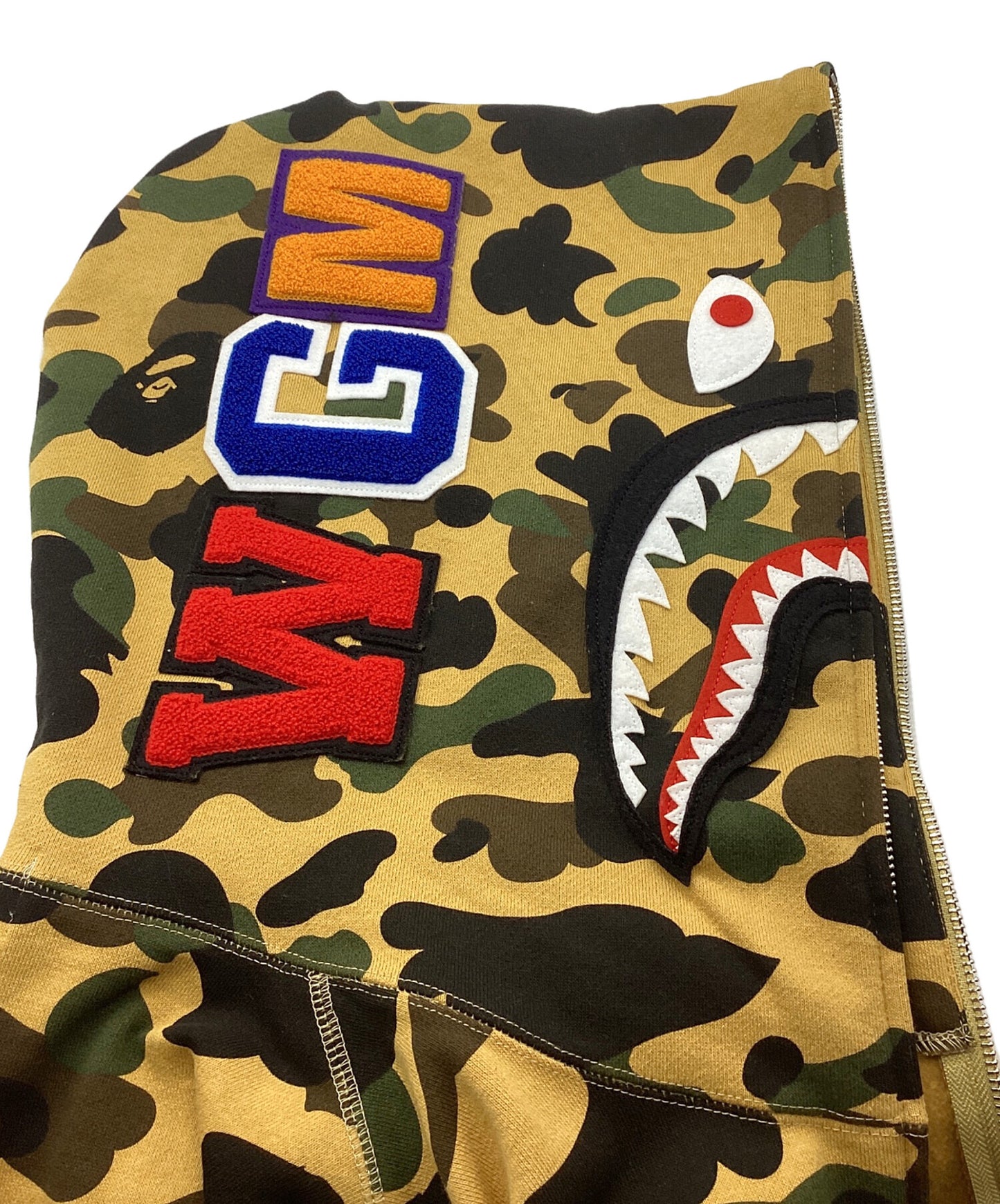 [Pre-owned] A BATHING APE 1st Camo Shark Full Zip Hoodie 001zpj801009m
