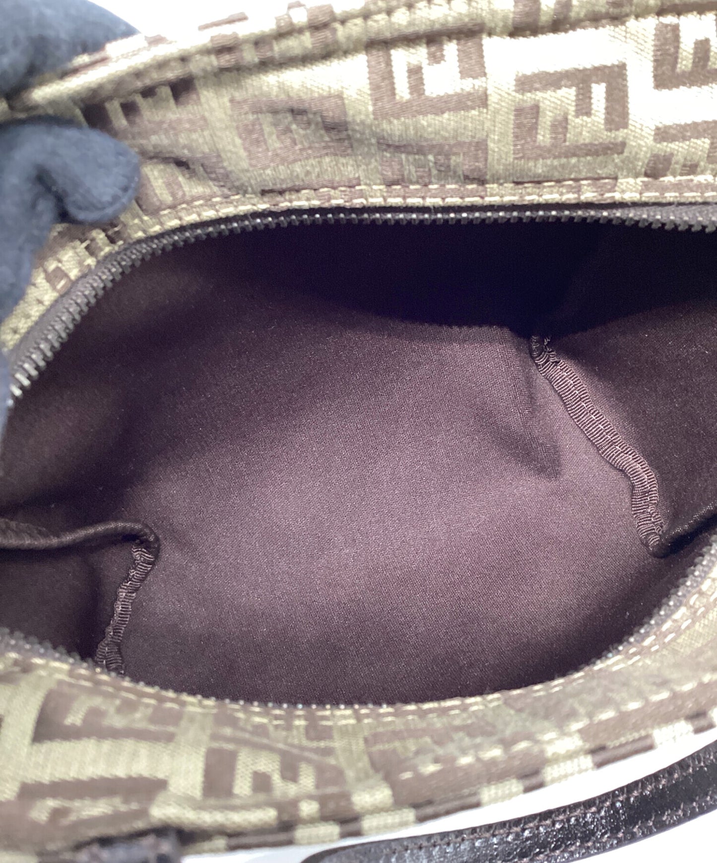 [Pre-owned] FENDI Mini Handbag Zucchino 8N000