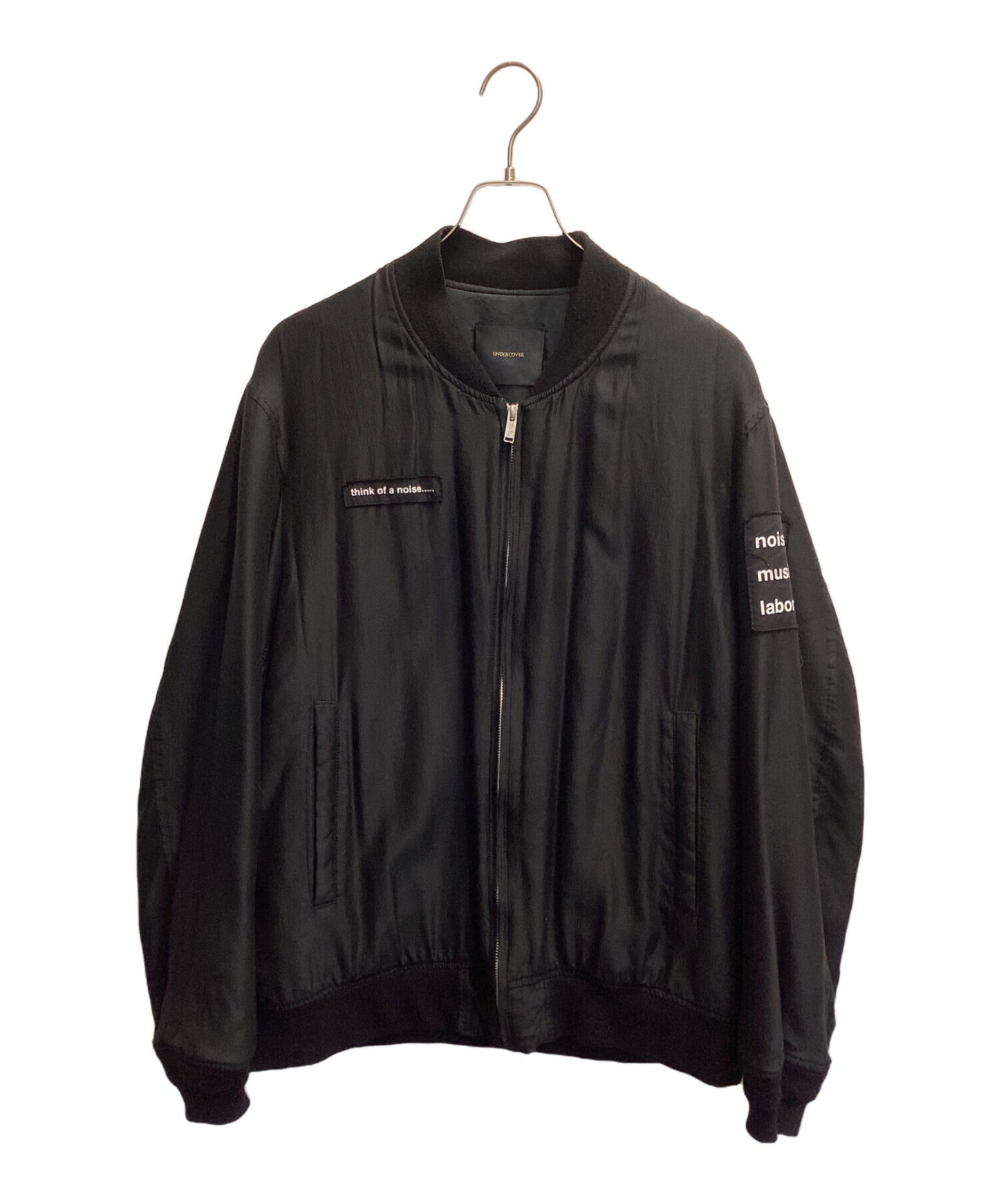 [Pre-owned] UNDERCOVER Silk Satin MA-1 04206-2