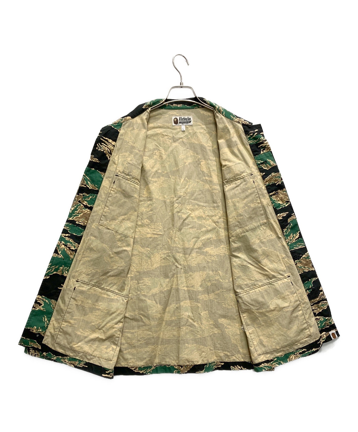 [Pre-owned] A BATHING APE military shirt 001SHD301025X