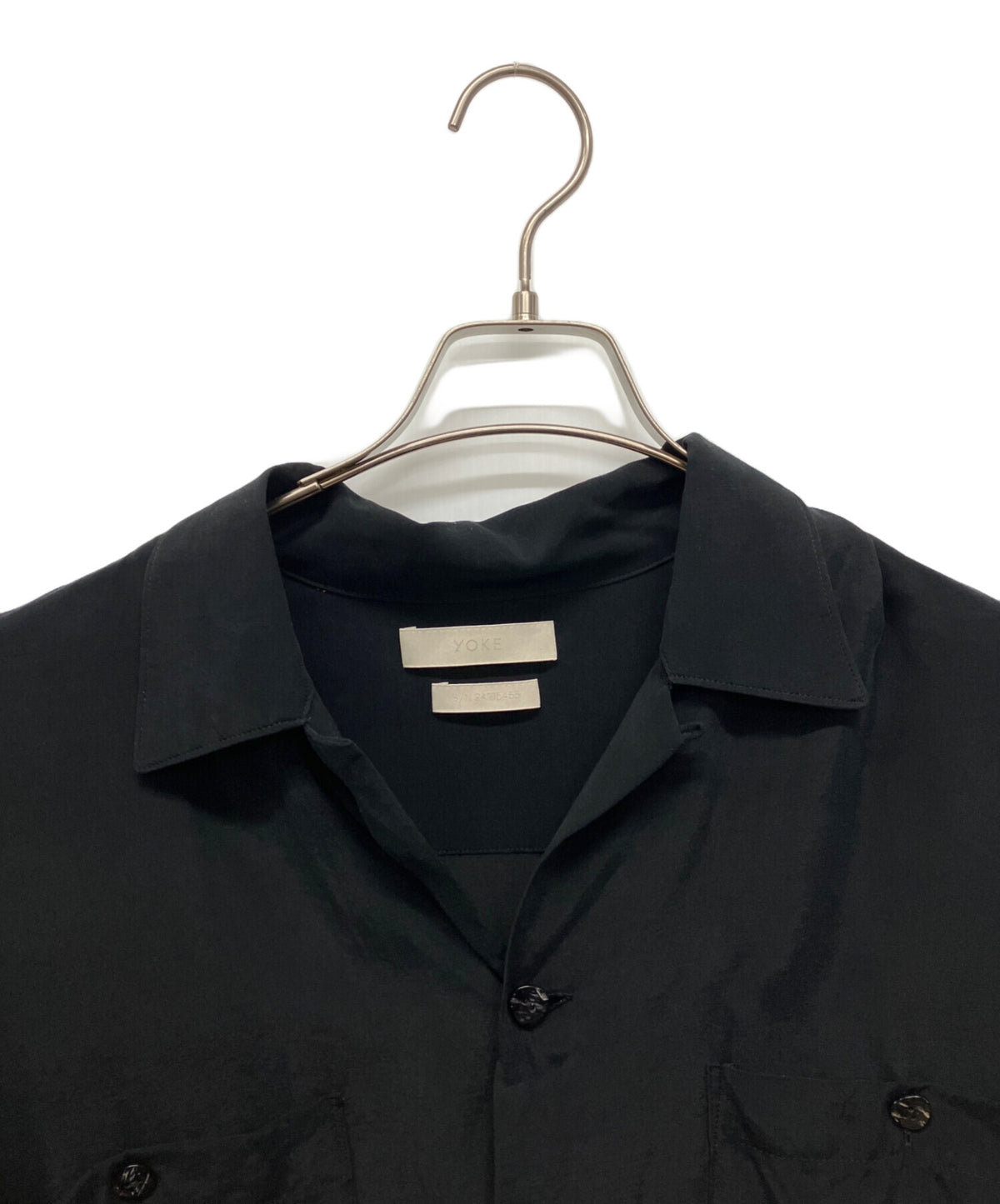 [Pre-owned] YOKE Open-Collar Shirt YK24SSO656SH