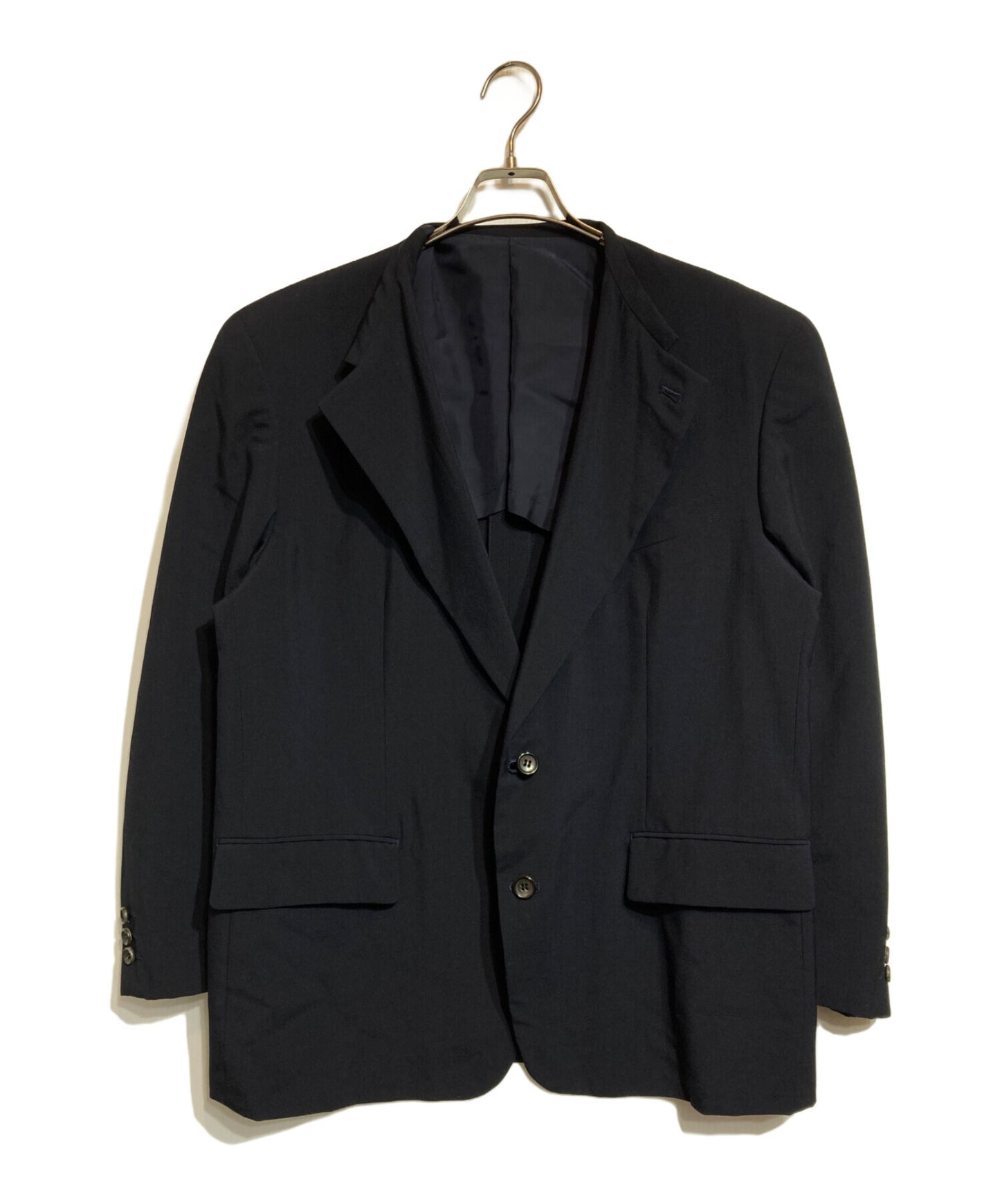[Pre-owned] COMME des GARCONS HOMME PLUS Wool Gabardine Collarless Jacket PJ-11007S