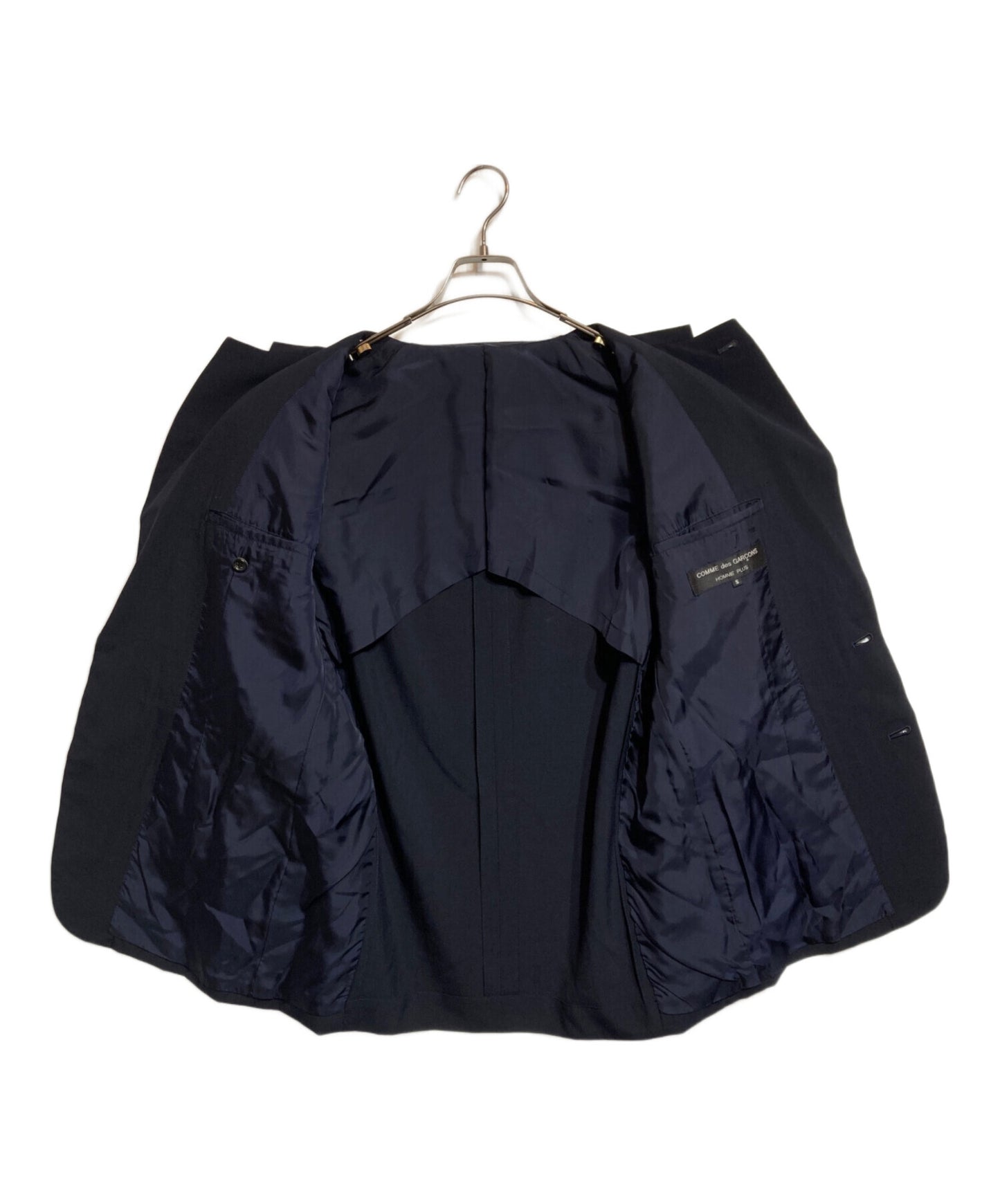[Pre-owned] COMME des GARCONS HOMME PLUS Wool Gabardine Collarless Jacket PJ-11007S