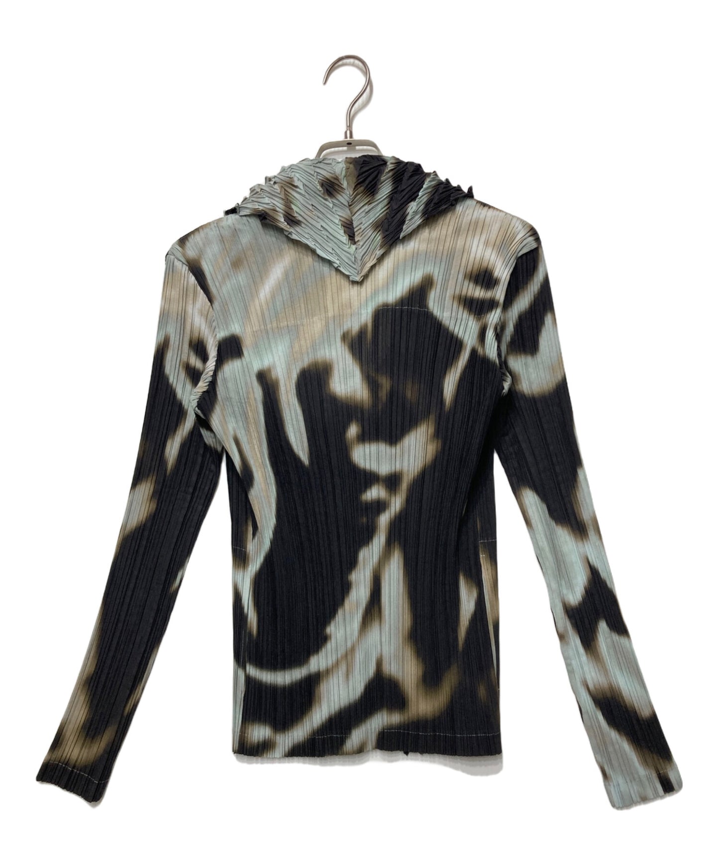 [Pre-owned] ISSEY MIYAKE FETE Pleated jacket with all over pattern IF74FD742