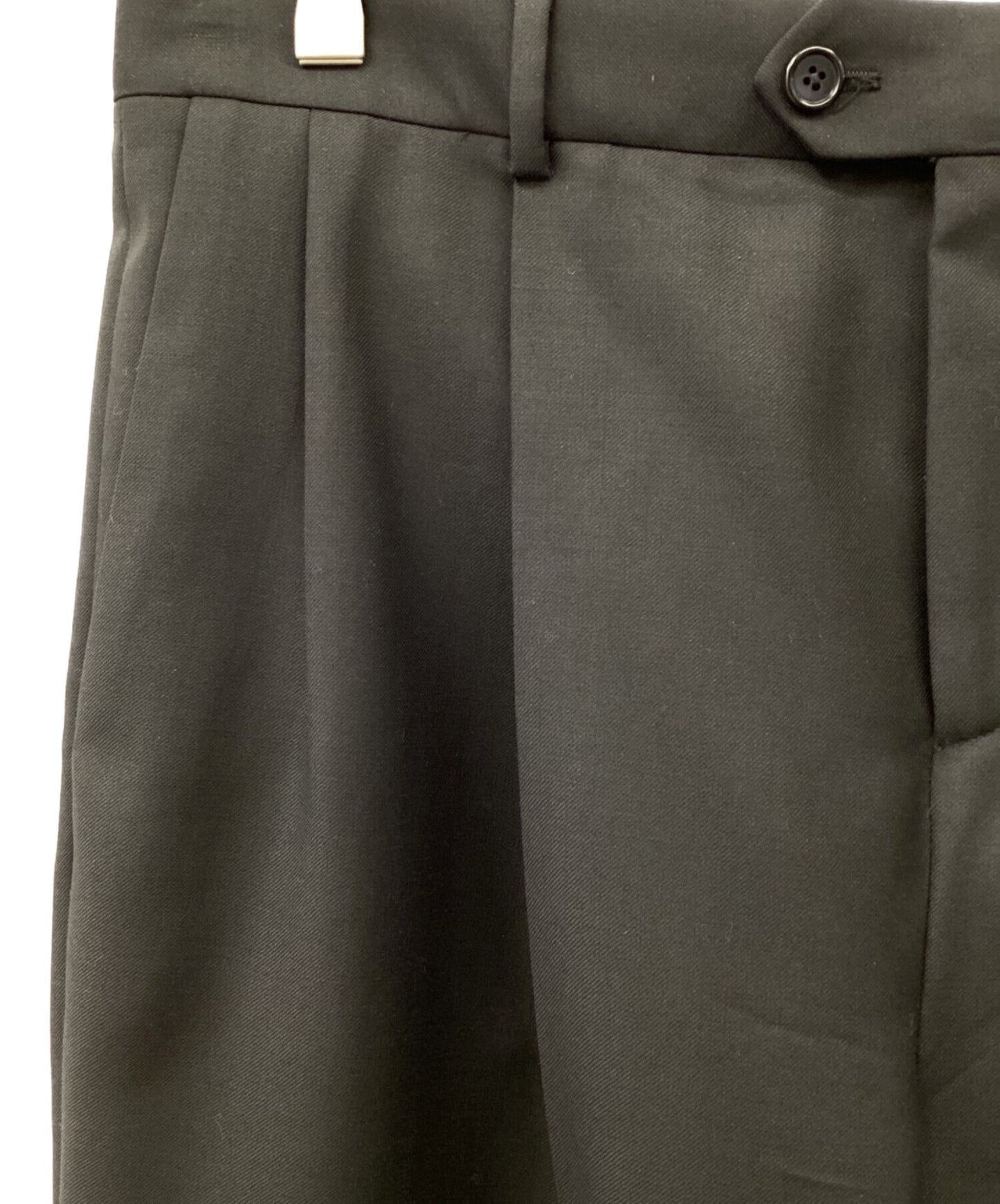 [Pre-owned] CELINE Tuck wide pants 2P498244M