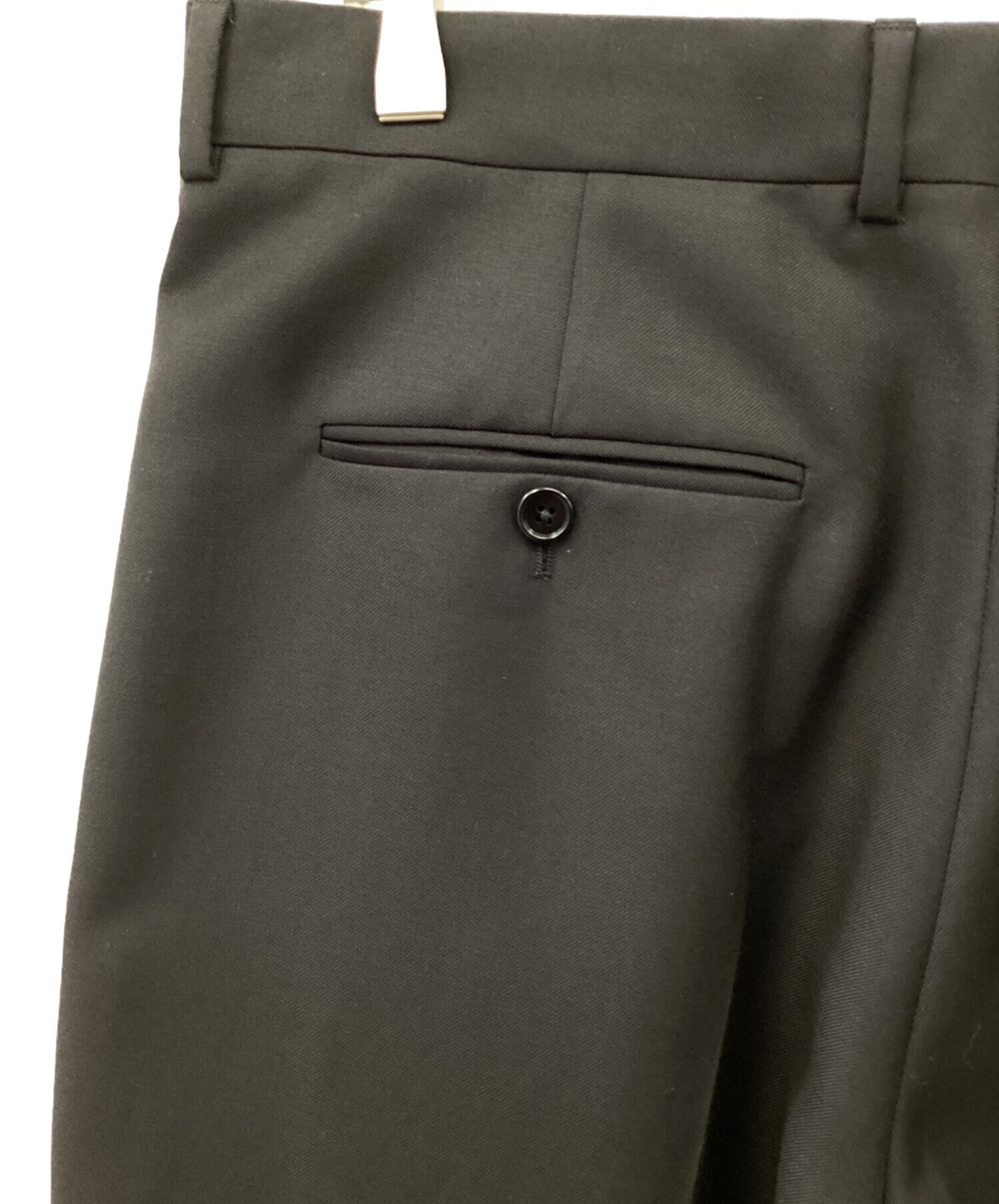 [Pre-owned] CELINE Tuck wide pants 2P498244M