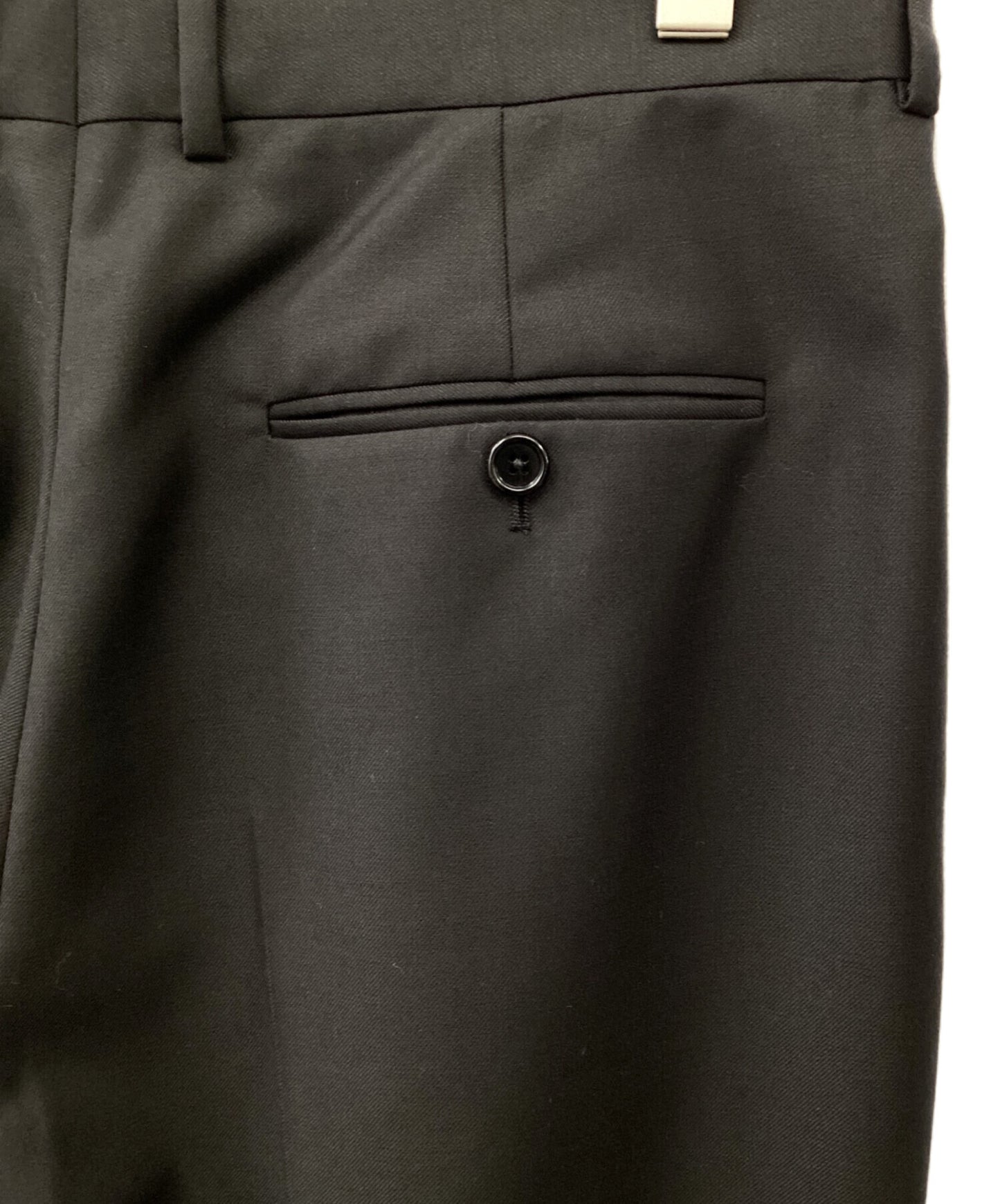 [Pre-owned] CELINE Tuck wide pants 2P498244M