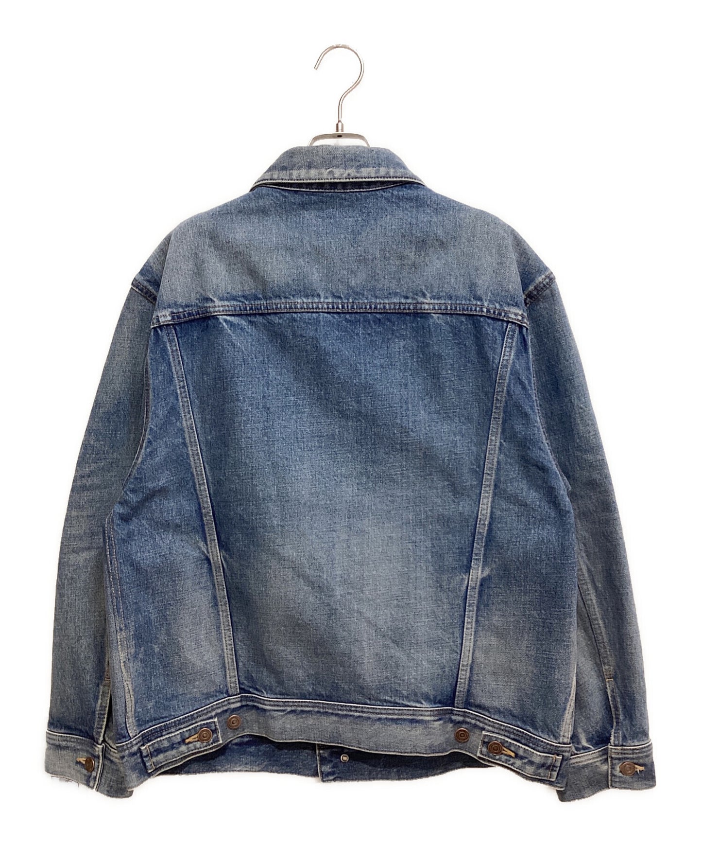 [Pre-owned] CELINE Union wash oversized denim jacket 2Q503086T