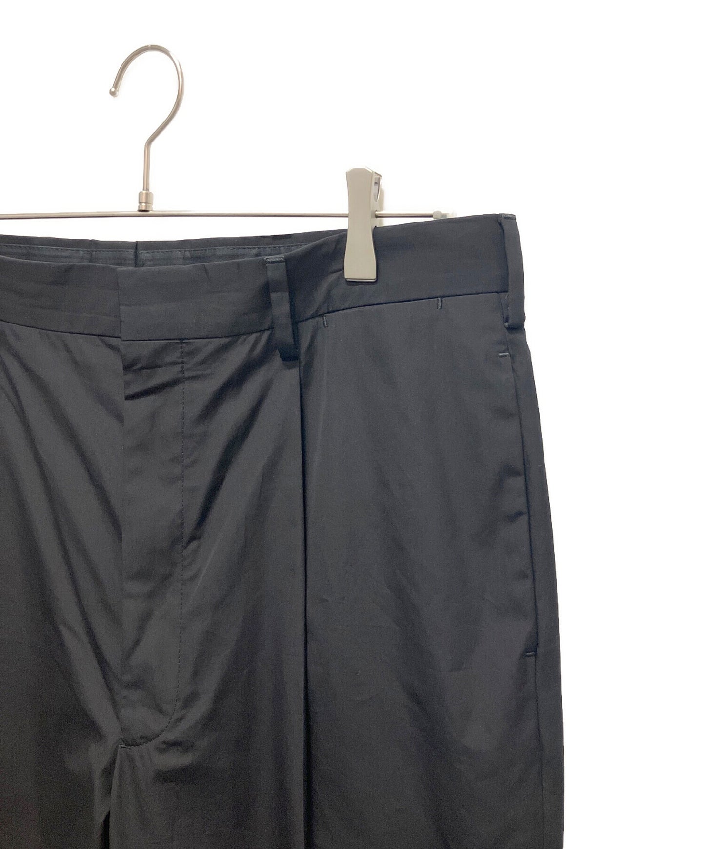 [Pre-owned] PRADA Front tuck tapered cotton pants UP0251 S000 1XV2