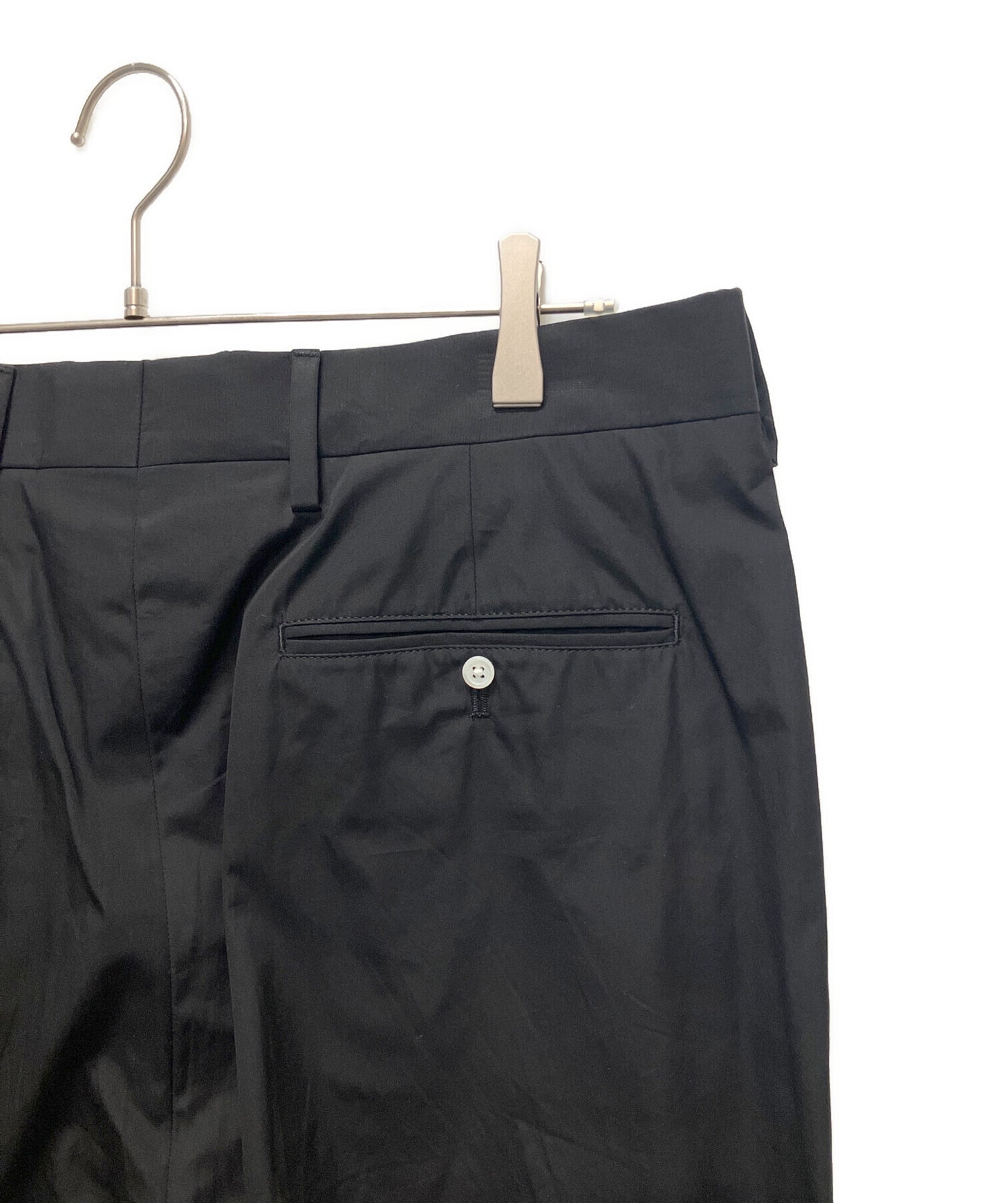[Pre-owned] PRADA Front tuck tapered cotton pants UP0251 S000 1XV2