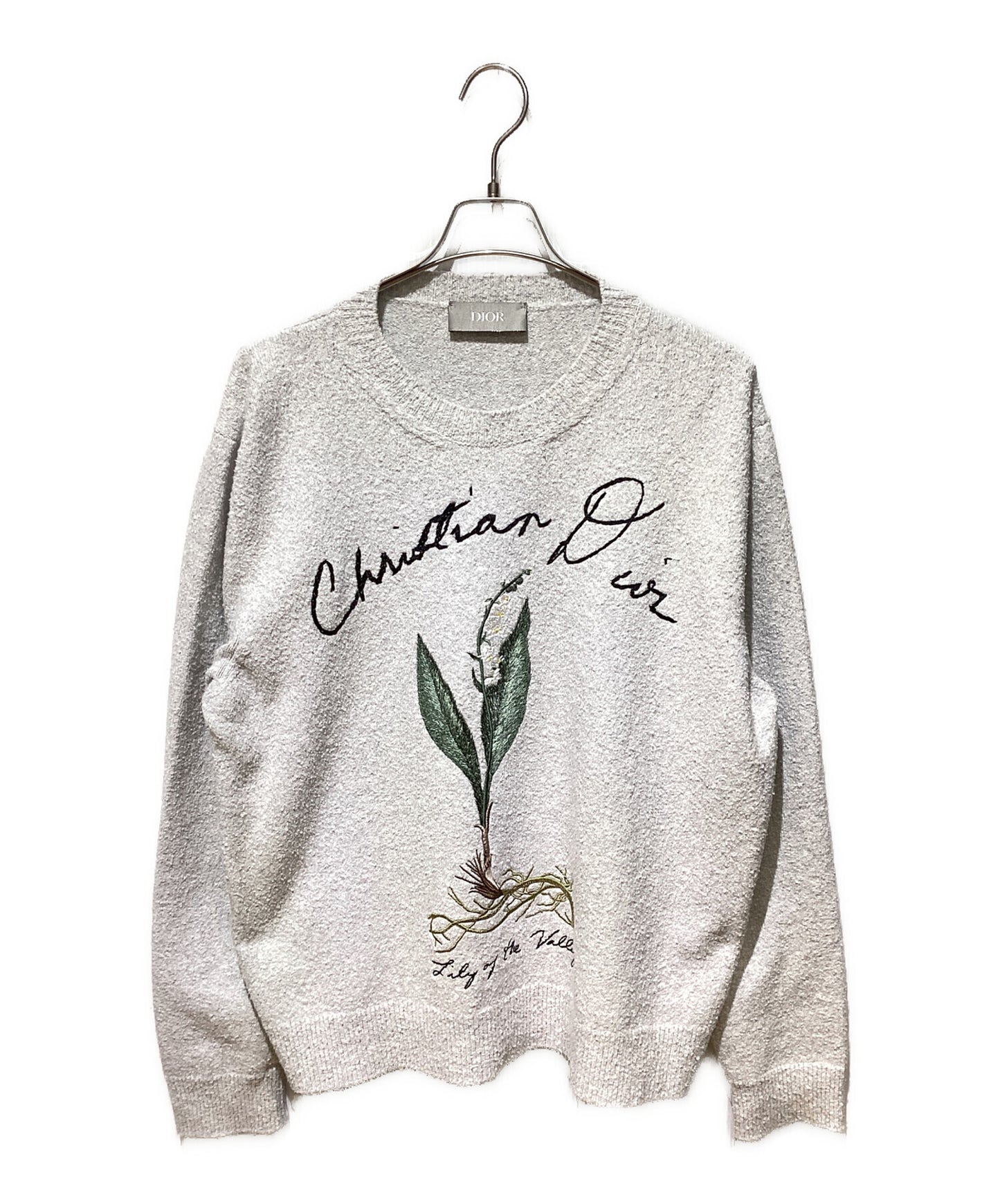 [Pre-owned] Dior Lily of the Valley Knit 493M649AT864