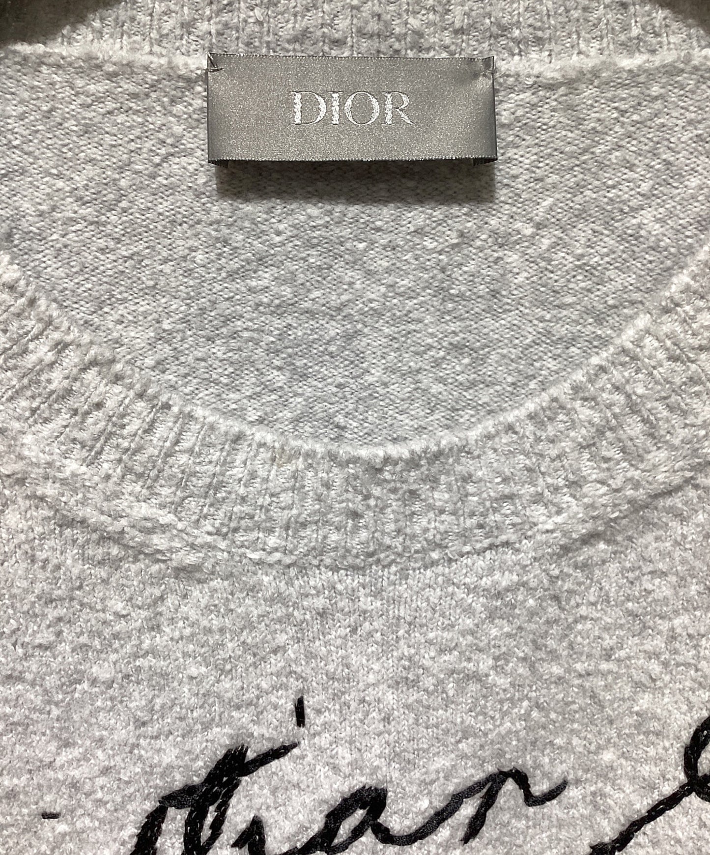 [Pre-owned] Dior Lily of the Valley Knit 493M649AT864