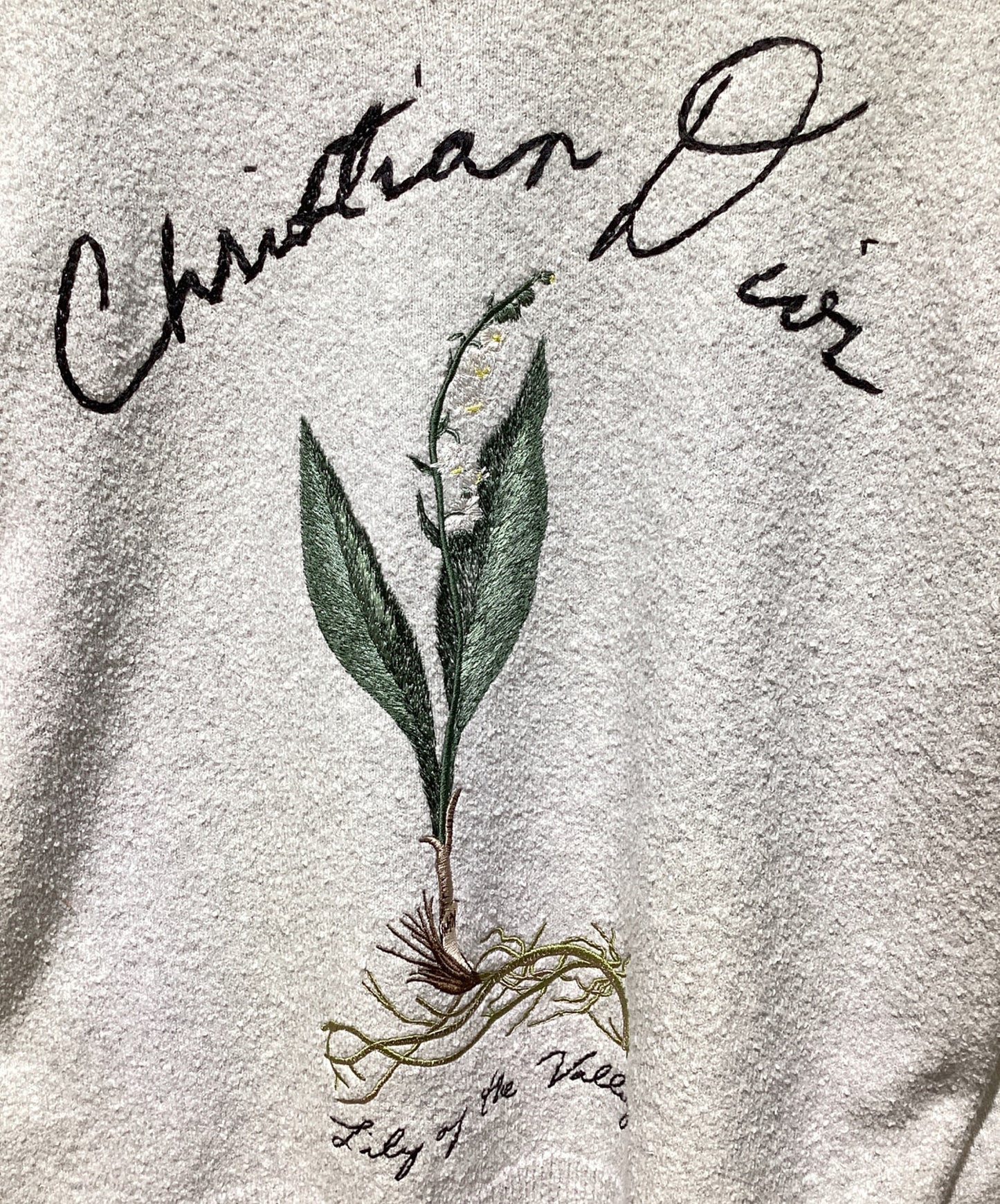 [Pre-owned] Dior Lily of the Valley Knit 493M649AT864