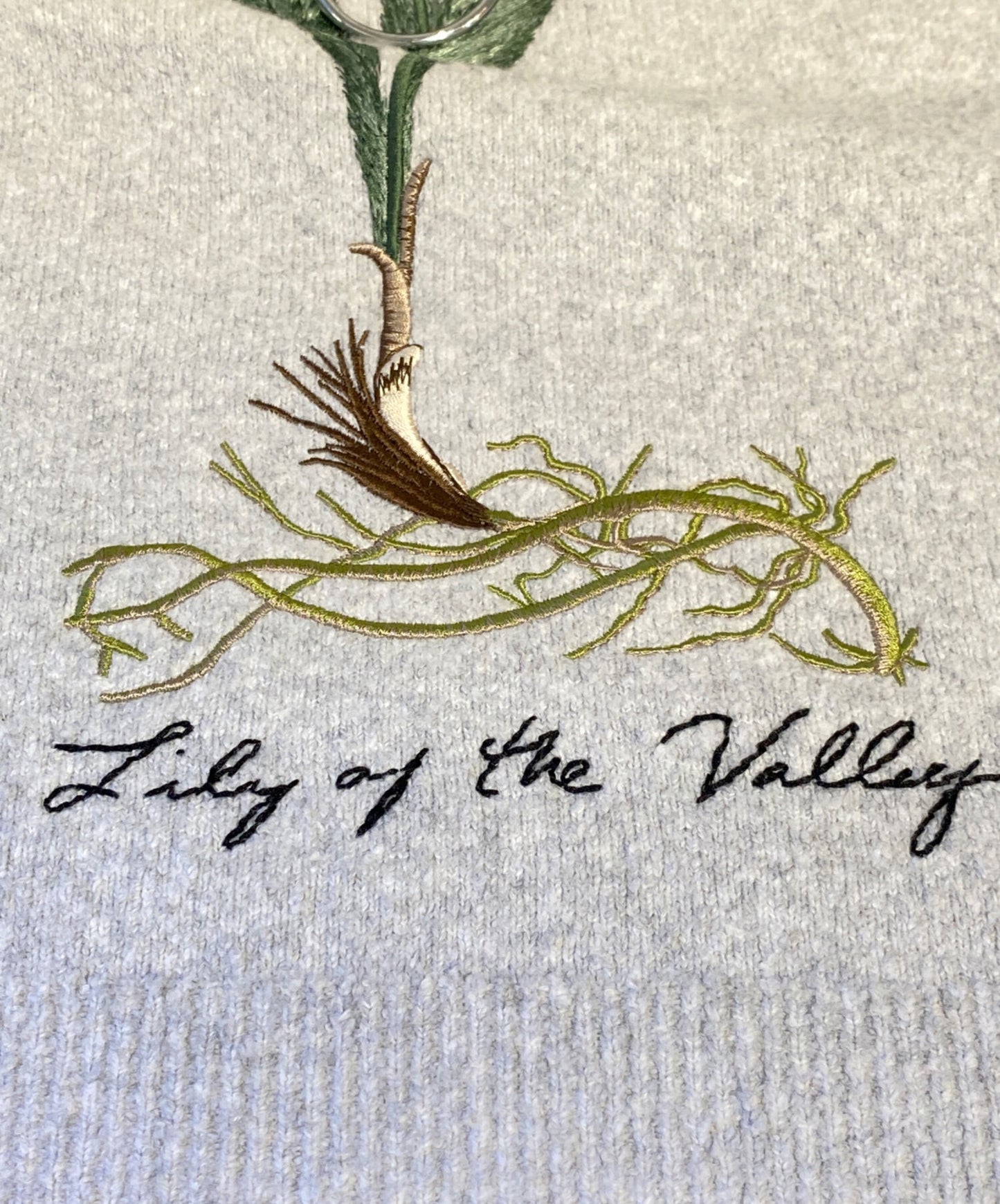 [Pre-owned] Dior Lily of the Valley Knit 493M649AT864