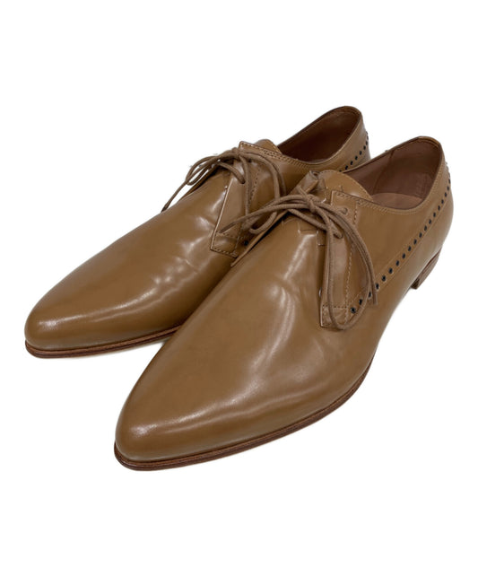 [Pre-owned] BOTTEGA VENETA Plain Toe Dove Dress Shoes