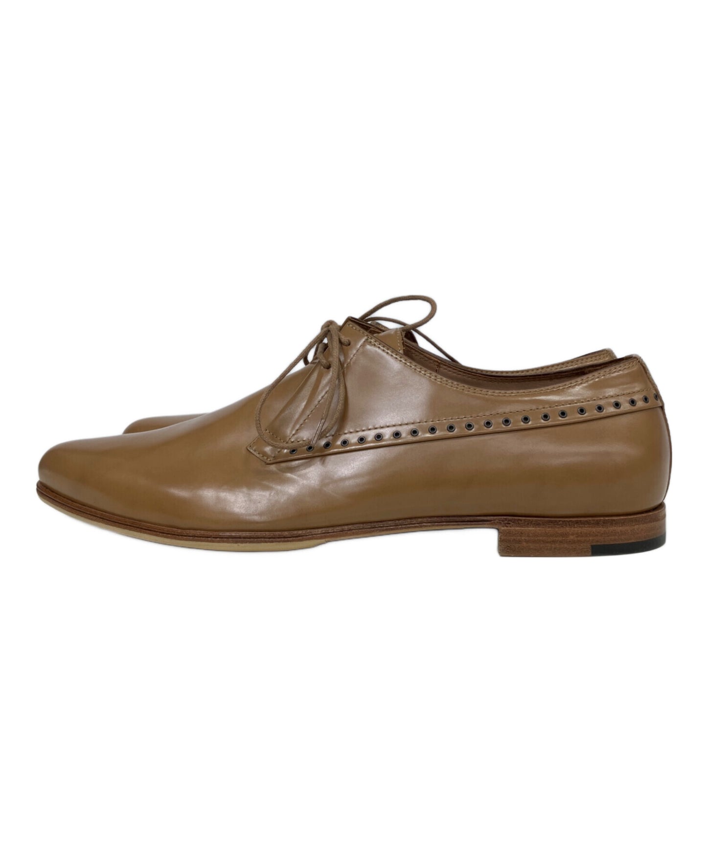 [Pre-owned] BOTTEGA VENETA Plain Toe Dove Dress Shoes