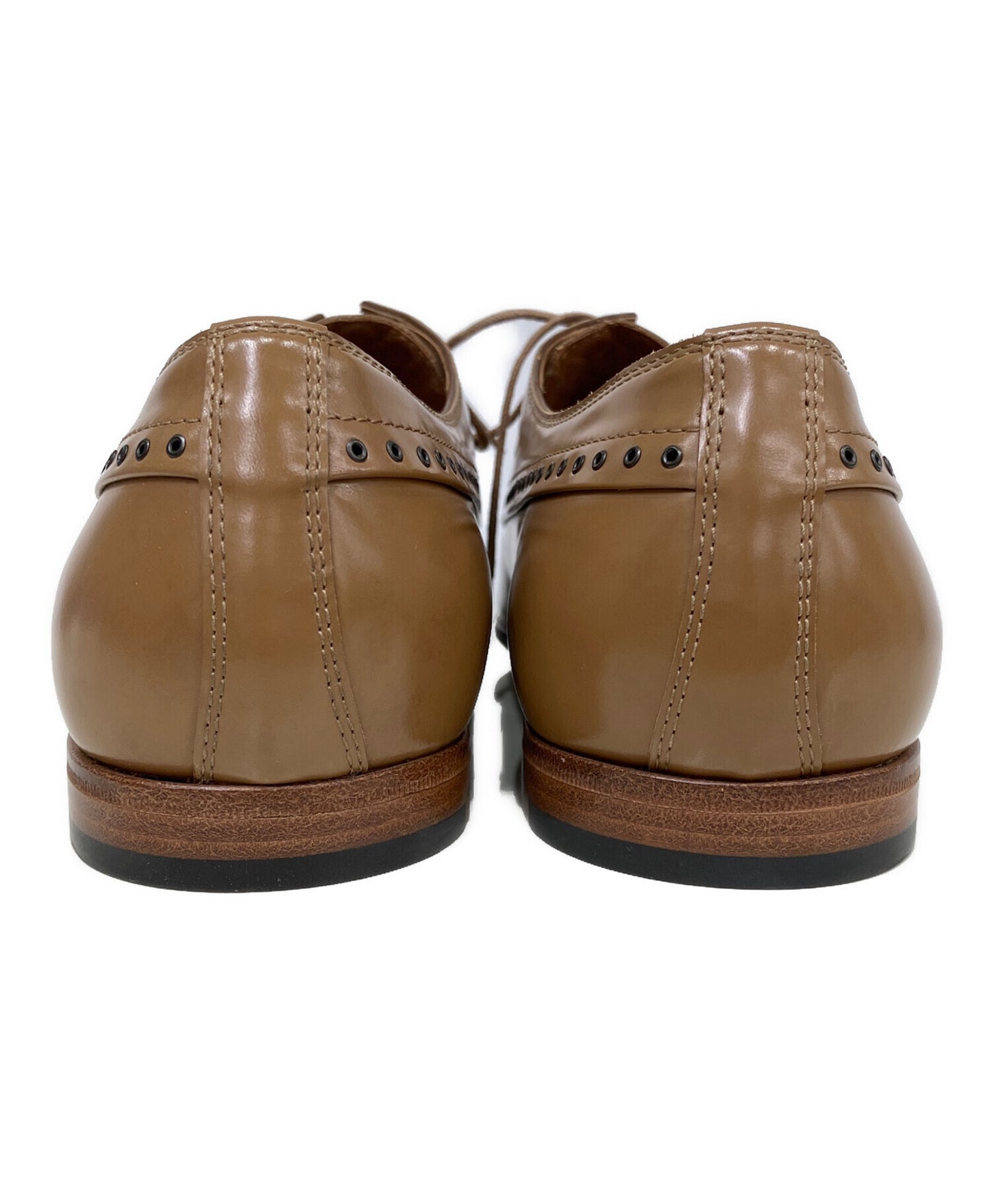 [Pre-owned] BOTTEGA VENETA Plain Toe Dove Dress Shoes
