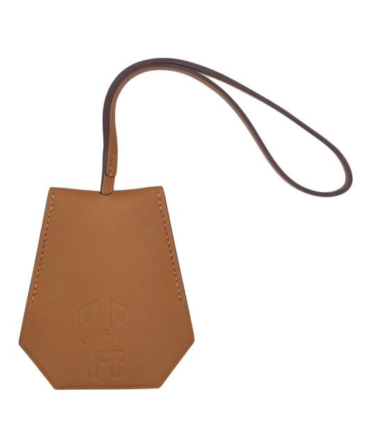 [Pre-owned] HERMES 2024 Years Gift Leather Key Clochette/Keychain/Keyring