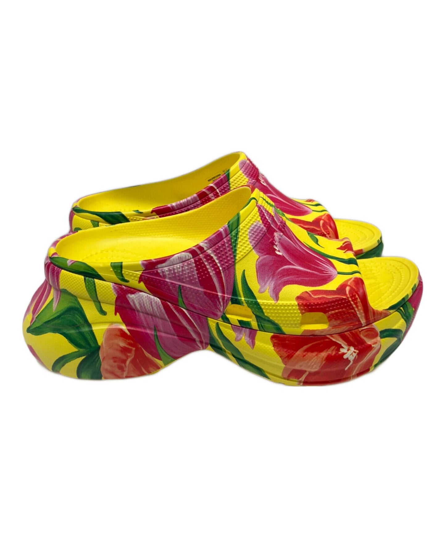 [Pre-owned] BALENCIAGA POOL CROCS 677389 w1s8f 7053