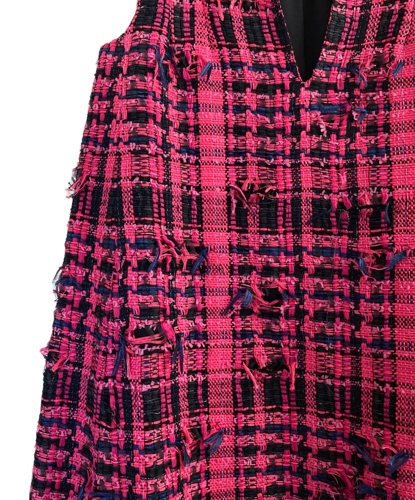 [Pre-owned] CHANEL Sleeveless Tweed Dress P49009V36112