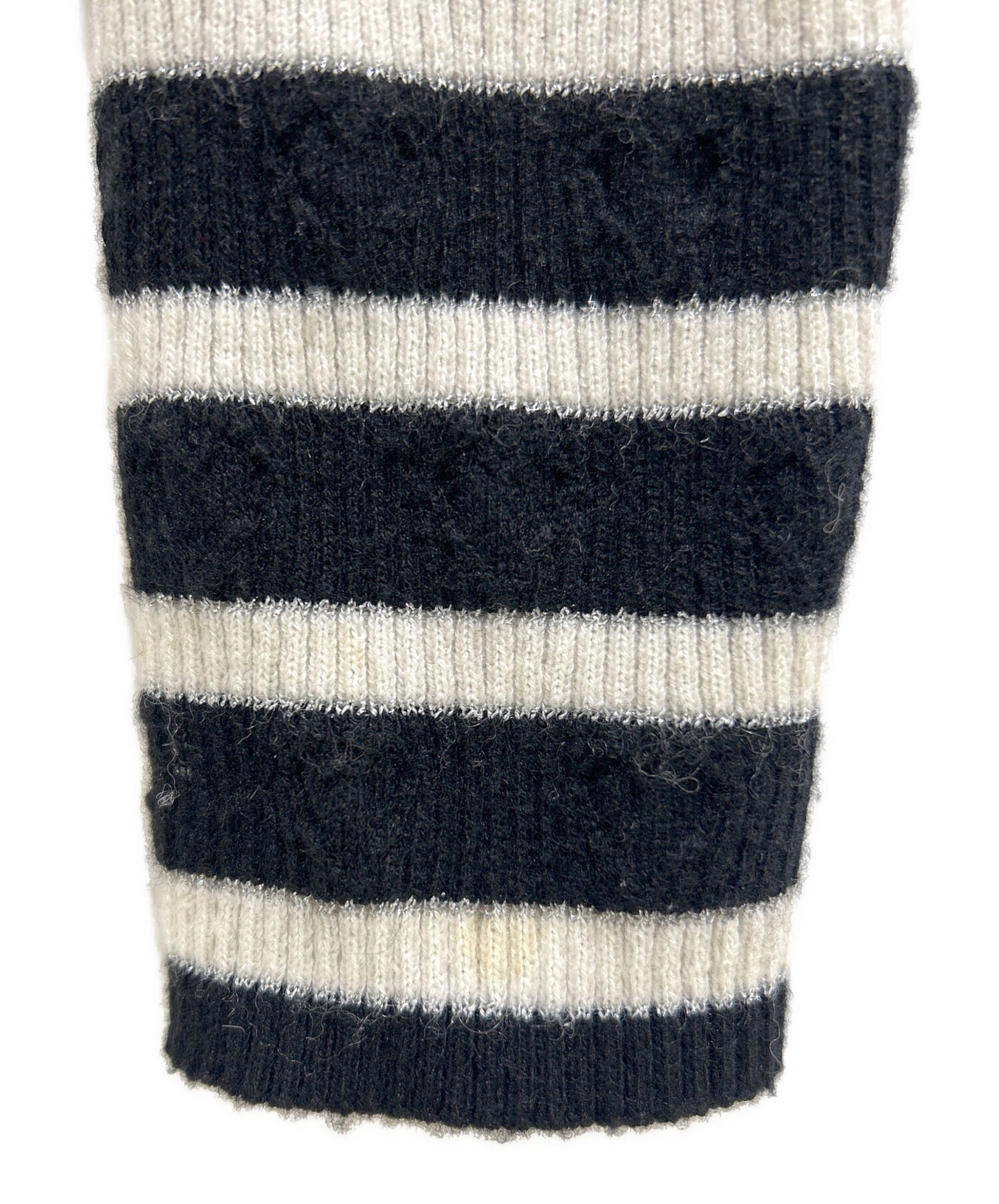 [Pre-owned] CHANEL Coco Border Ensemble Cardigan / Coco Mark / Cashmere / Cashmere Cardigan P73508K10567
