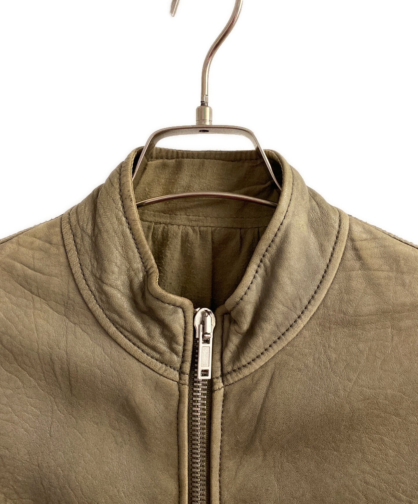 [Pre-owned] RICK OWENS Leather Jacket