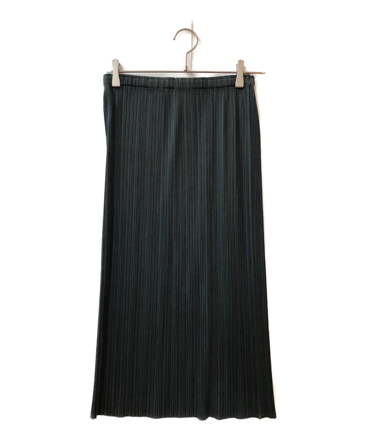 [Pre-owned] PLEATS PLEASE Totem Pole Pattern Long Pleated Skirt PP91-JG782