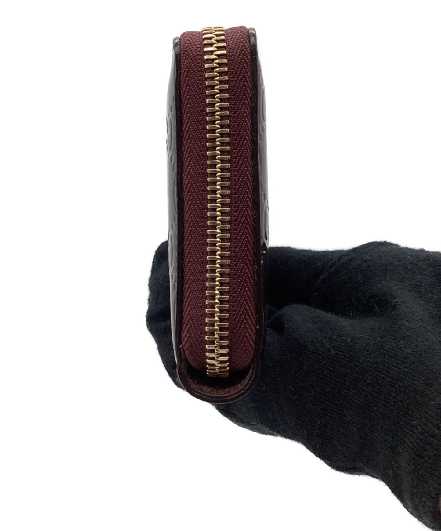 [Pre-owned] GUCCI Lovely Round Zipper Long Wallet 282477