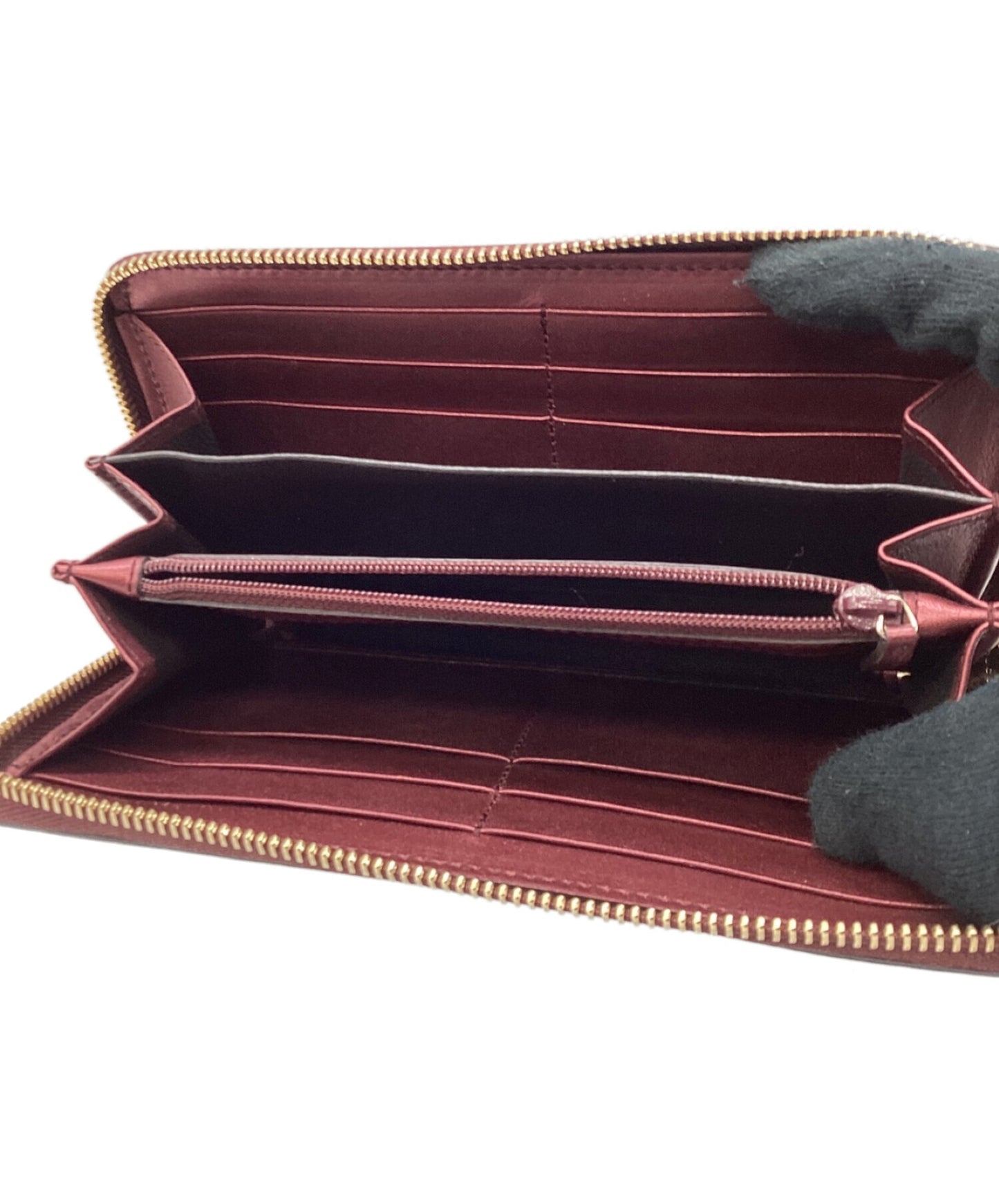 [Pre-owned] GUCCI Lovely Round Zipper Long Wallet 282477