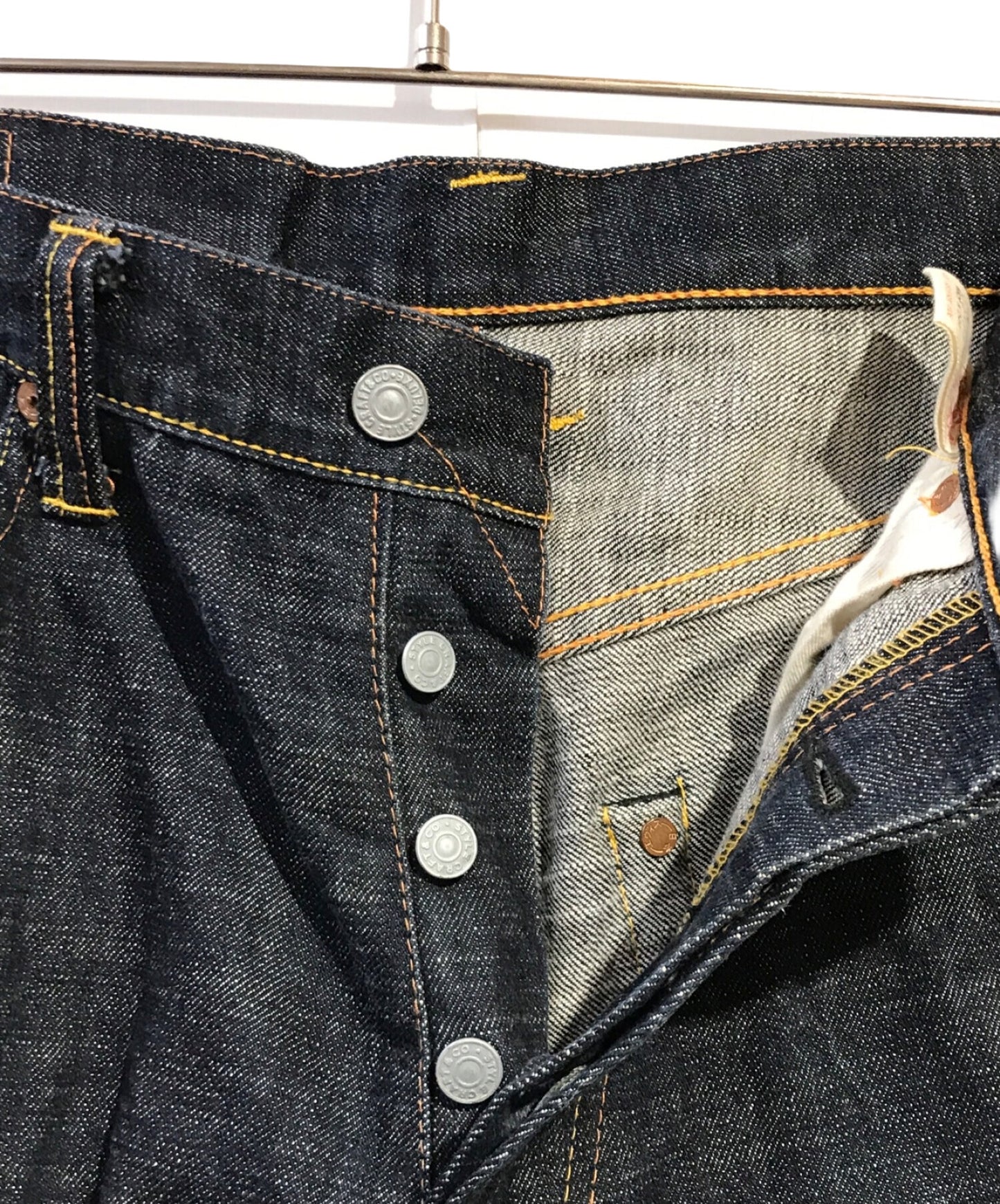 [Pre-owned] EVISU Martial Spirit Skull Denim Pants