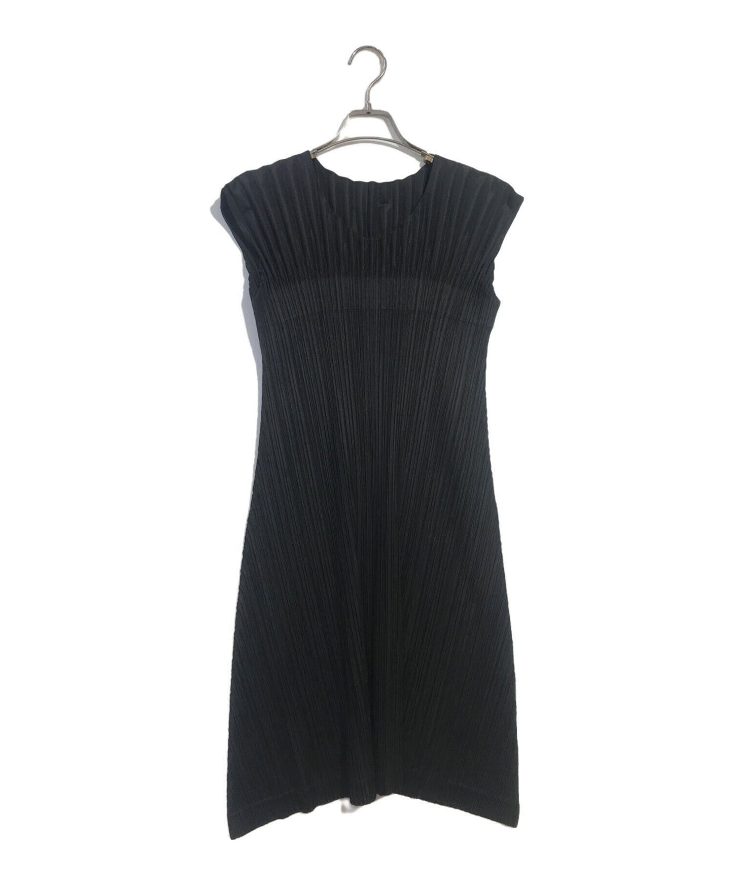 [Pre-owned] PLEATS PLEASE Modified Pleated Sleeveless Dress PP01-JT834