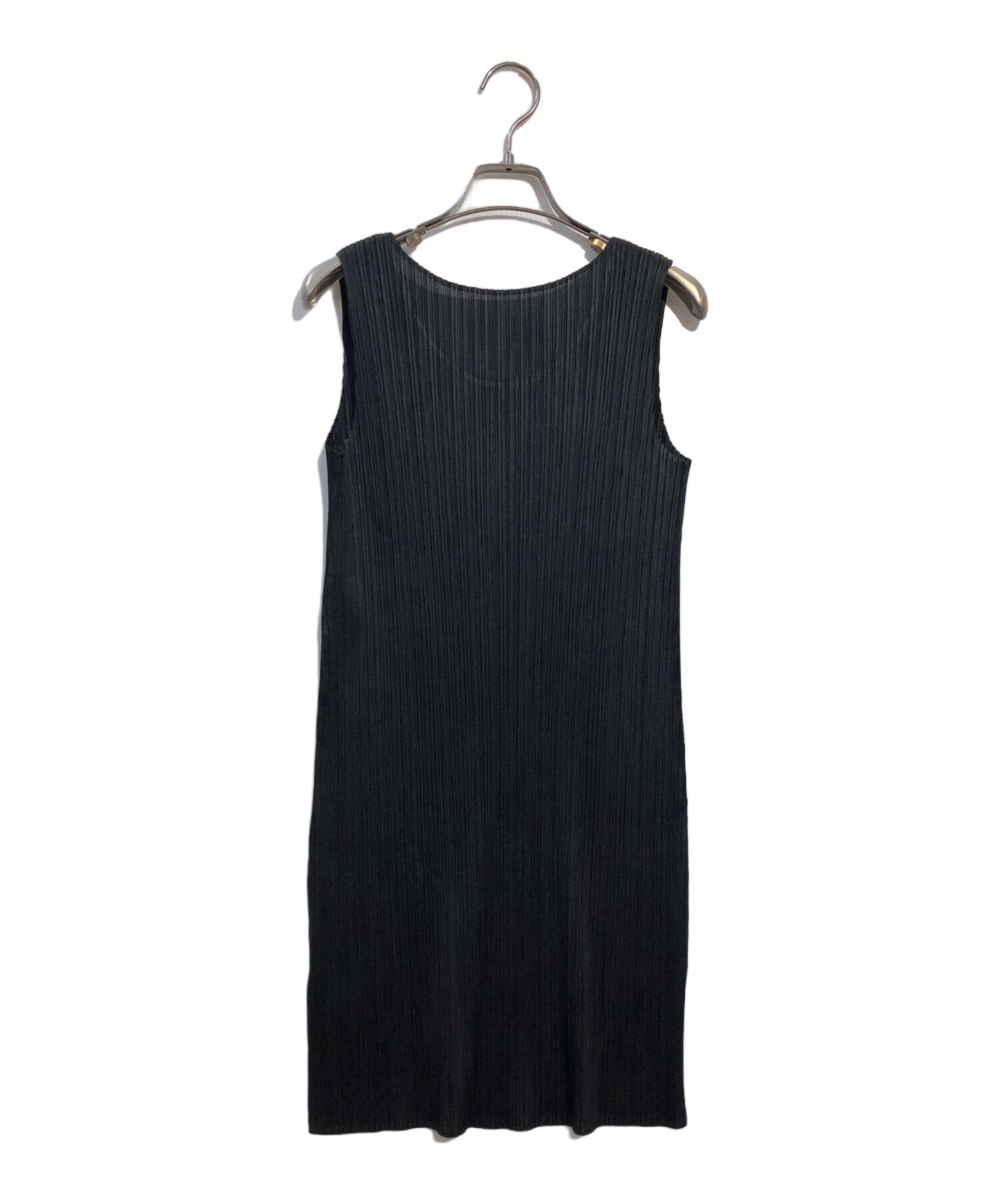 [Pre-owned] PLEATS PLEASE Pleated Tight Sleeveless Dress PP55-JT104