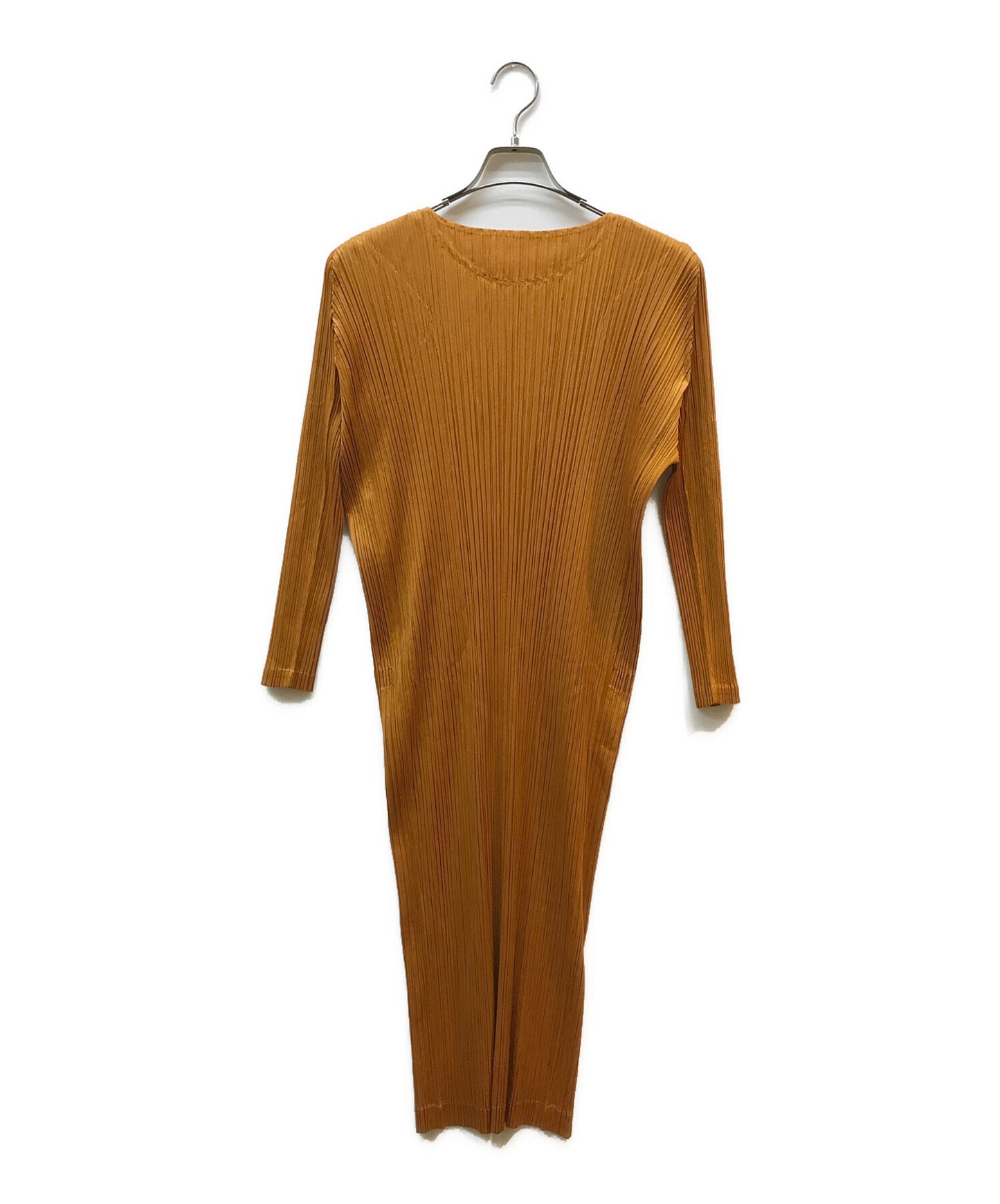 [Pre-owned] PLEATS PLEASE Pleated Long Sleeve Dress PP31JH434/3