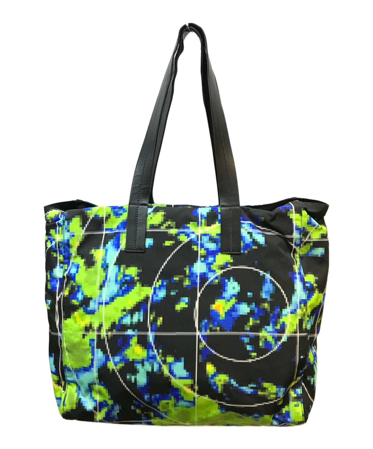 [Pre-owned] PRADA Digital Print Tote Bag 2VG019