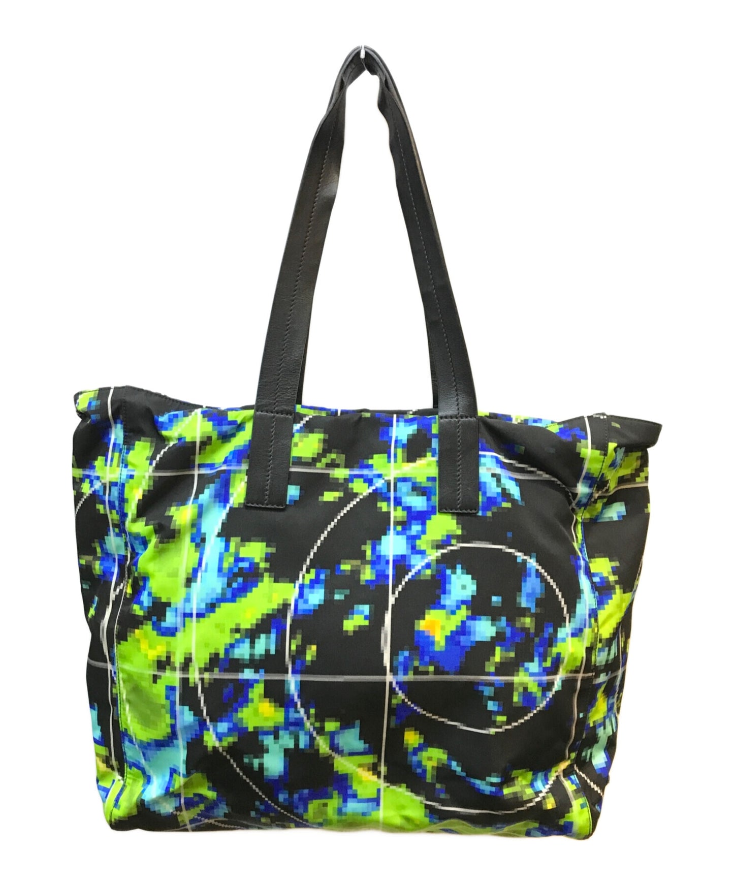 [Pre-owned] PRADA Digital Print Tote Bag 2VG019
