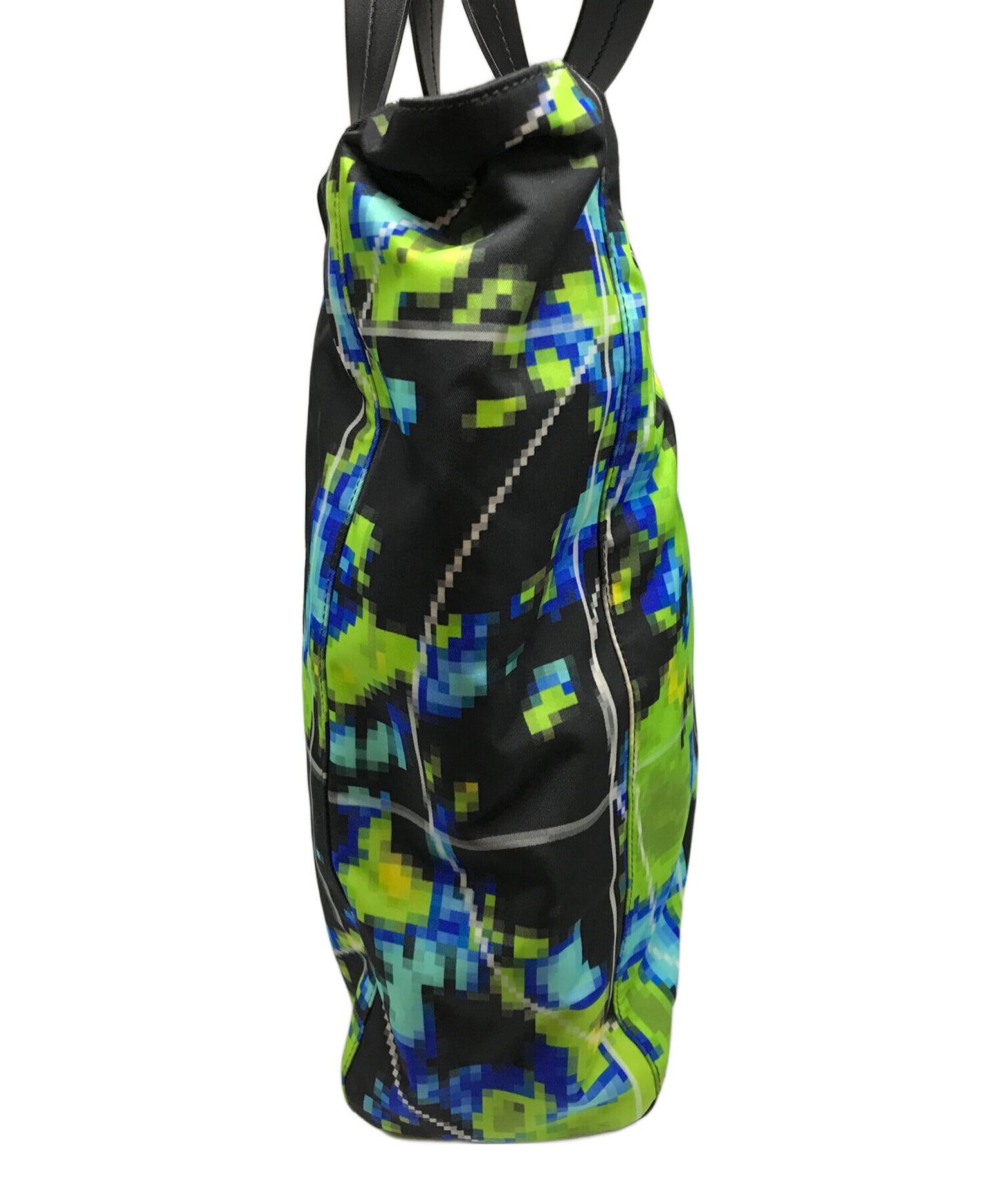 [Pre-owned] PRADA Digital Print Tote Bag 2VG019