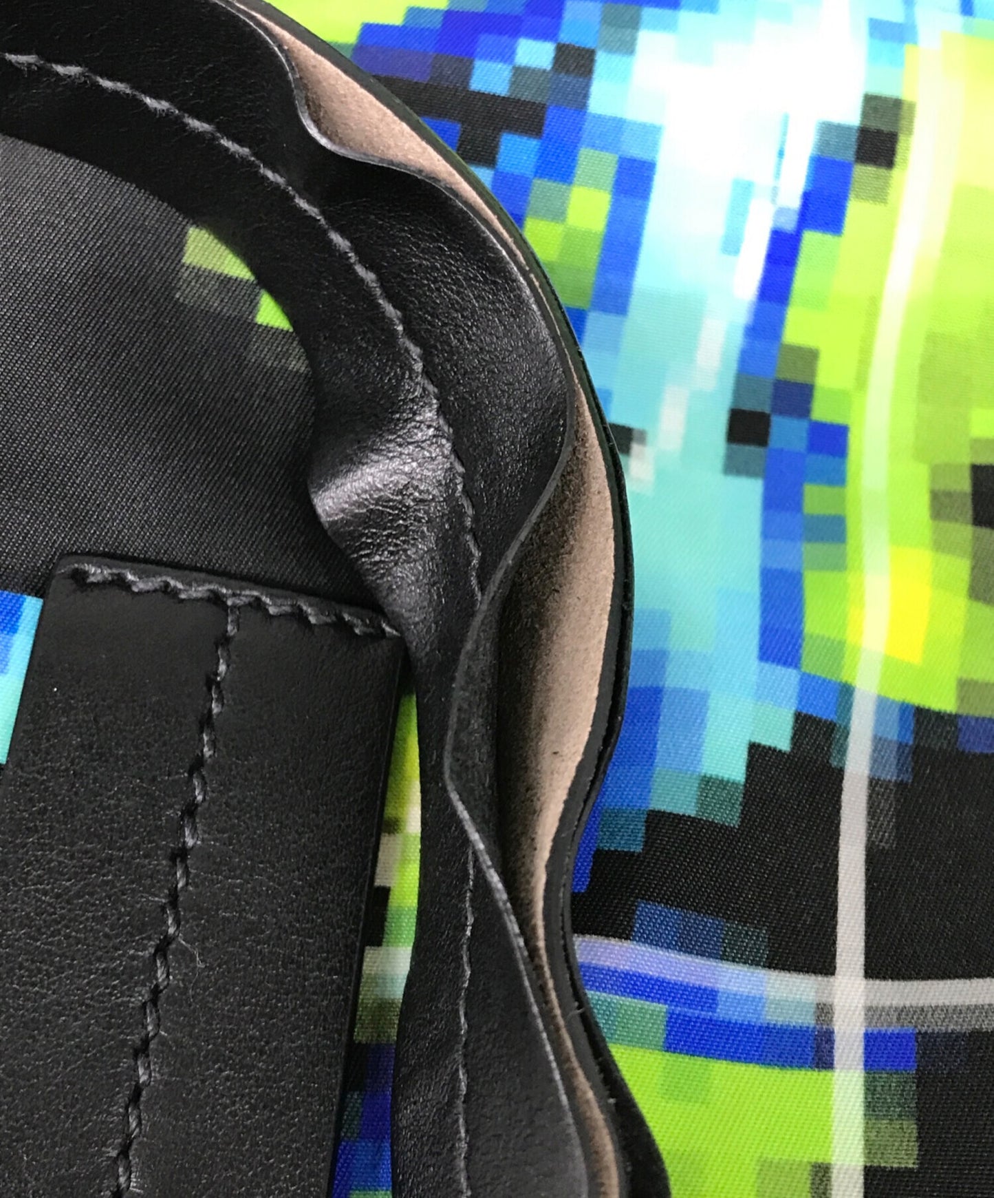 [Pre-owned] PRADA Digital Print Tote Bag 2VG019