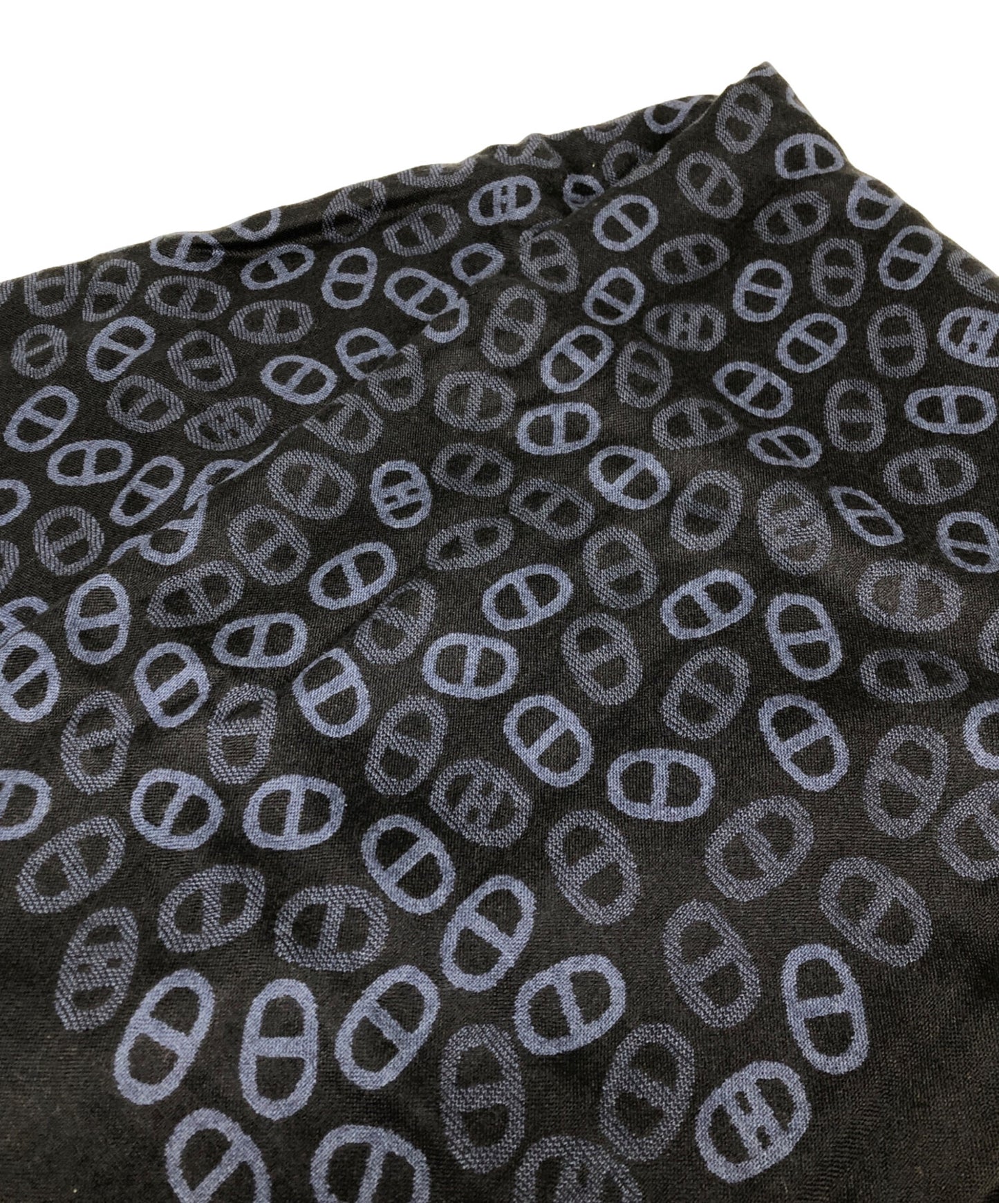 [Pre-owned] HERMES Chene Dunkle Muffler