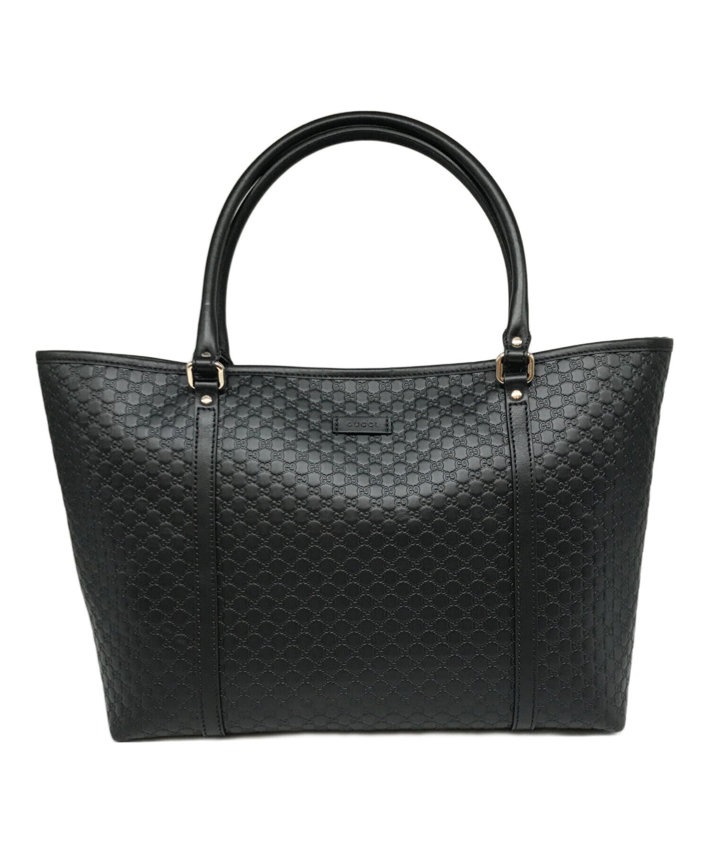 [Pre-owned] GUCCI Micro-logo guccissima tote bag 449647