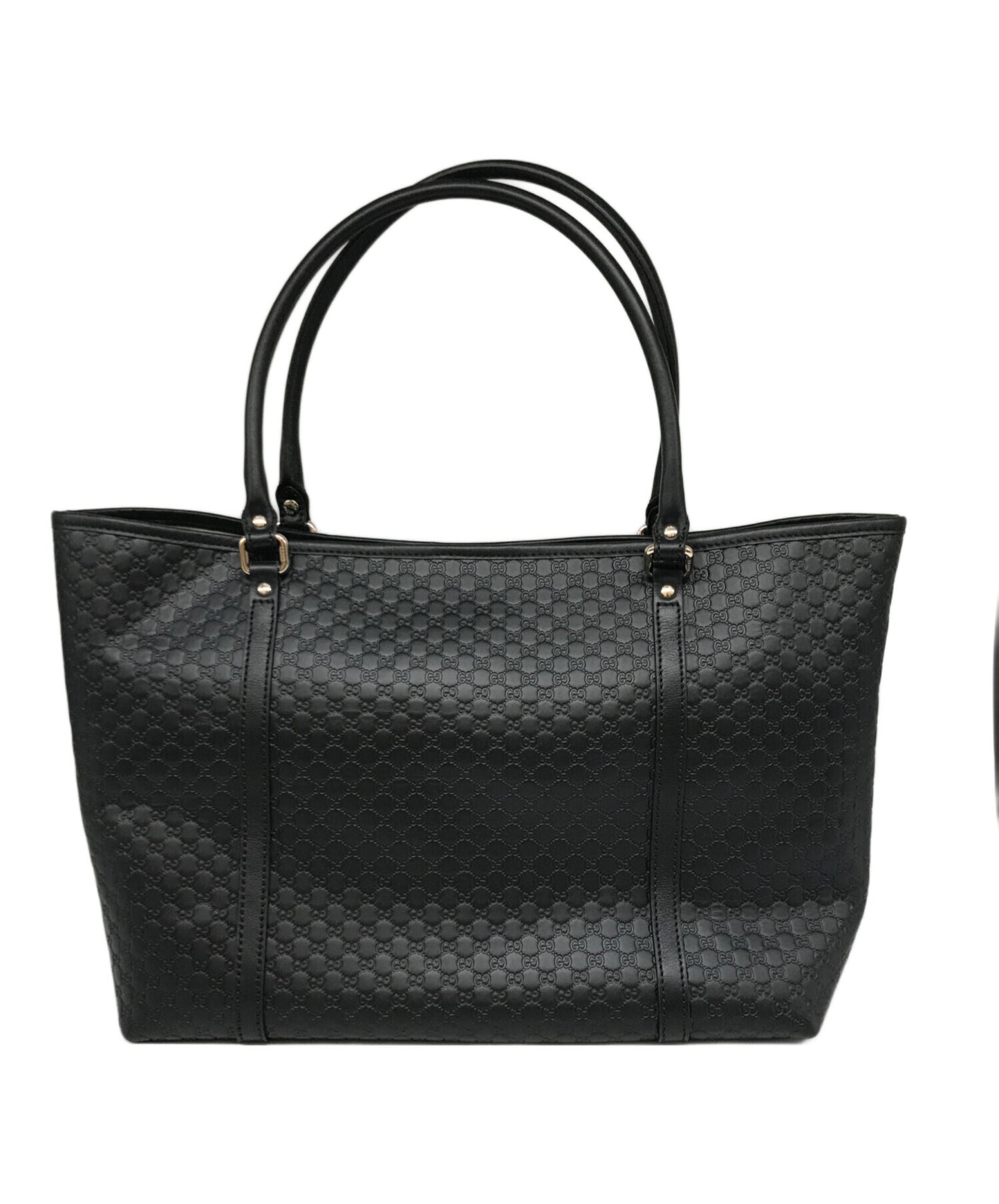 [Pre-owned] GUCCI Micro-logo guccissima tote bag 449647