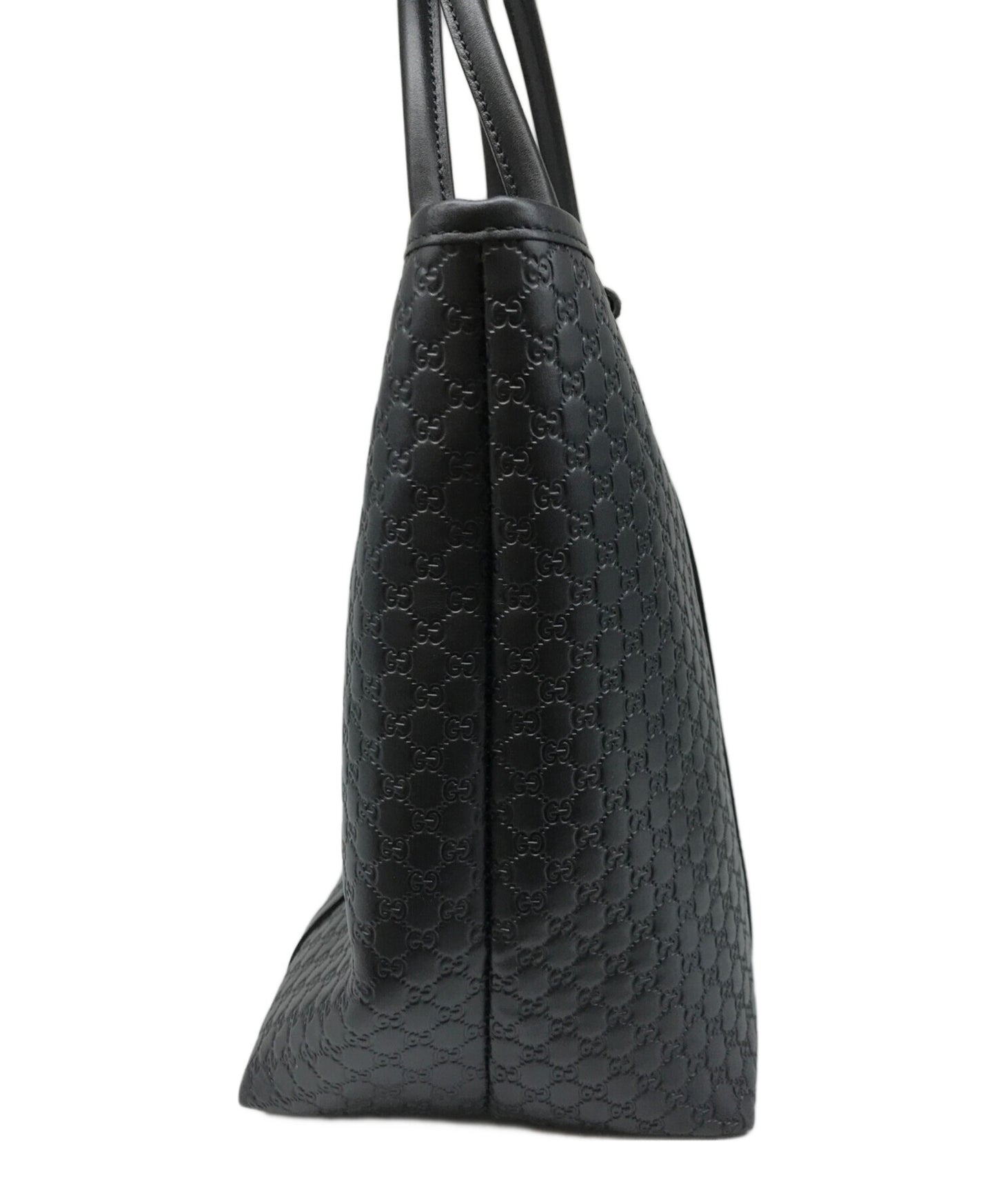 [Pre-owned] GUCCI Micro-logo guccissima tote bag 449647