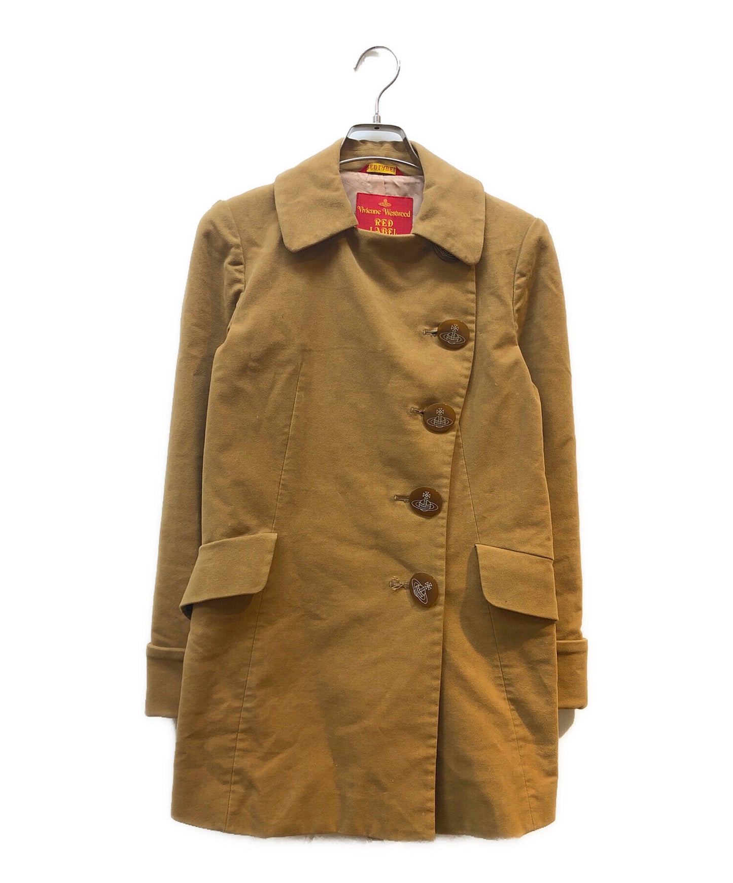 [Pre-owned] Vivienne Westwood RED LABEL Asymmetrical Corduroy Jacket with Orb Buttons