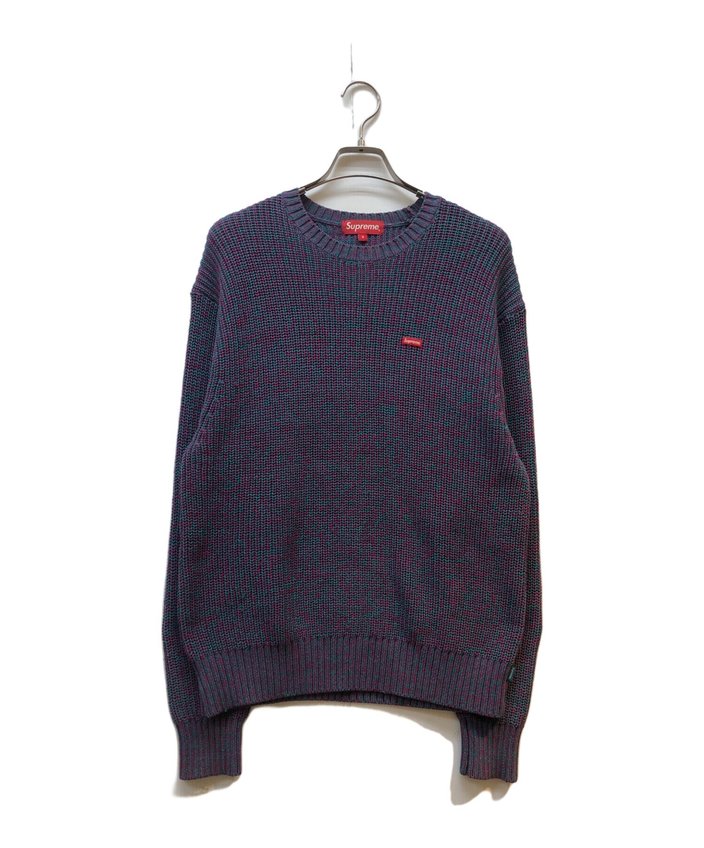 [Pre-owned] SUPREME melange rib knit sweater