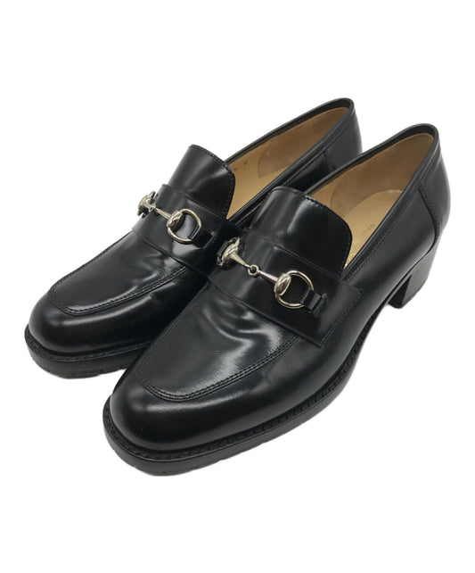[Pre-owned] GUCCI Horsebit Heel Loafers 100 0382