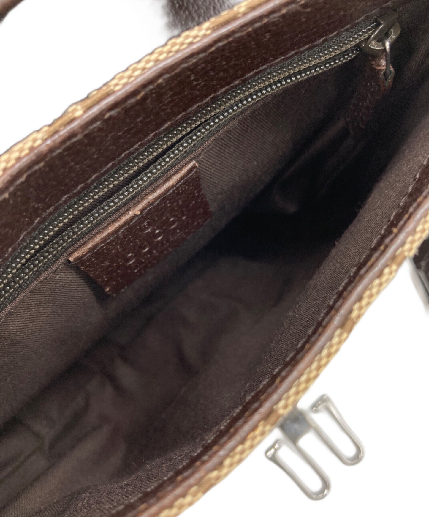 [Pre-owned] GUCCI GG canvas shoulder pouch 131236