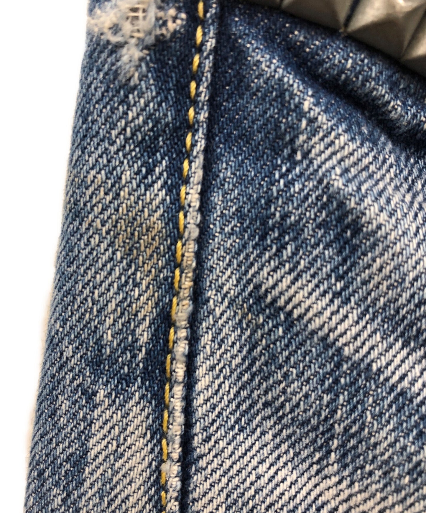 [Pre-owned] Hysteric Glamour Damaged denim pants