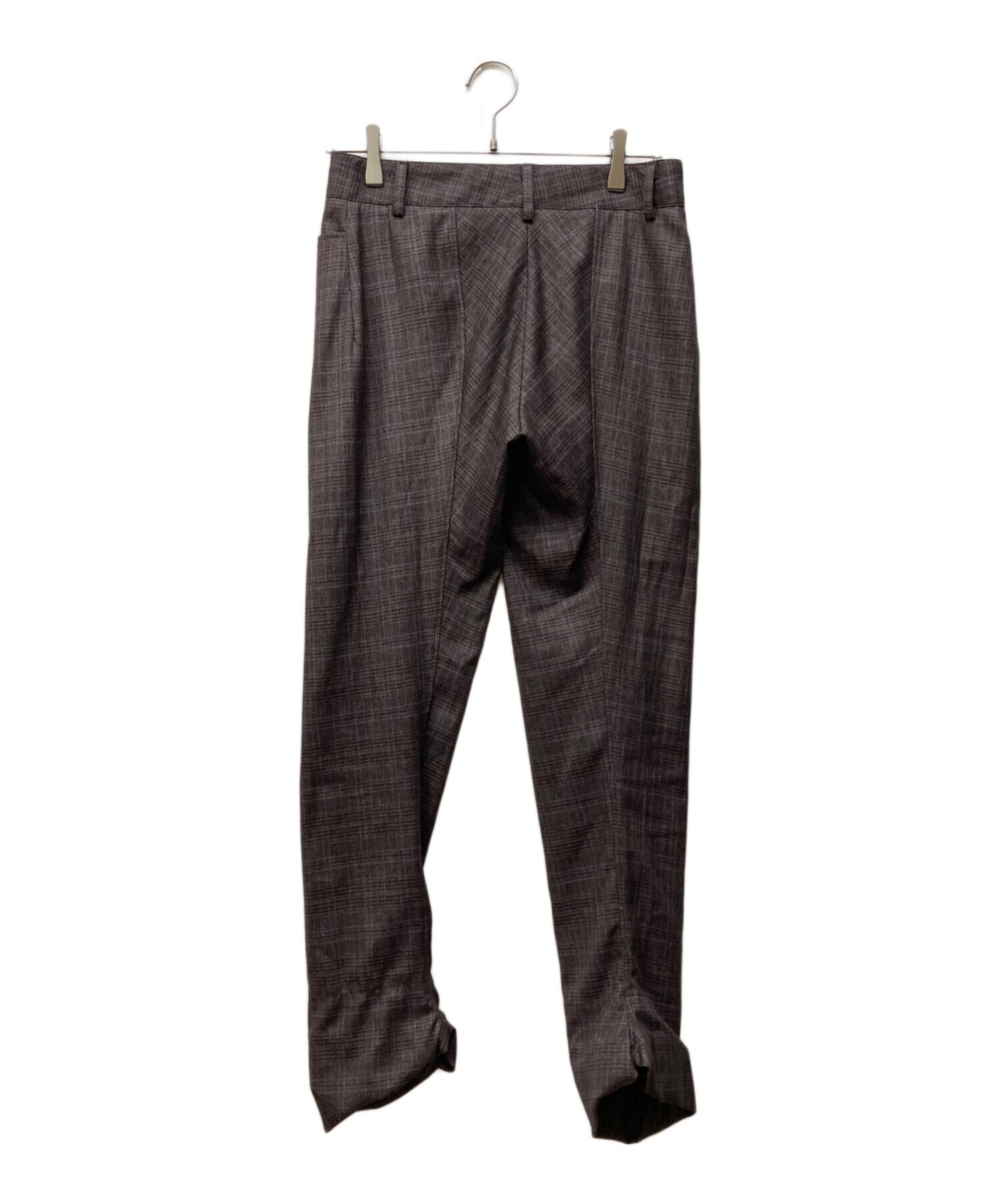 [Pre-owned] Vivienne Westwood ANGLOMANIA check check pants with a shaped hem