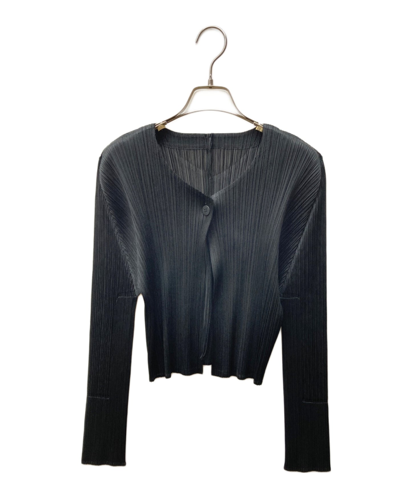 [Pre-owned] PLEATS PLEASE Pleated Colorless Jacket PP01-J0171