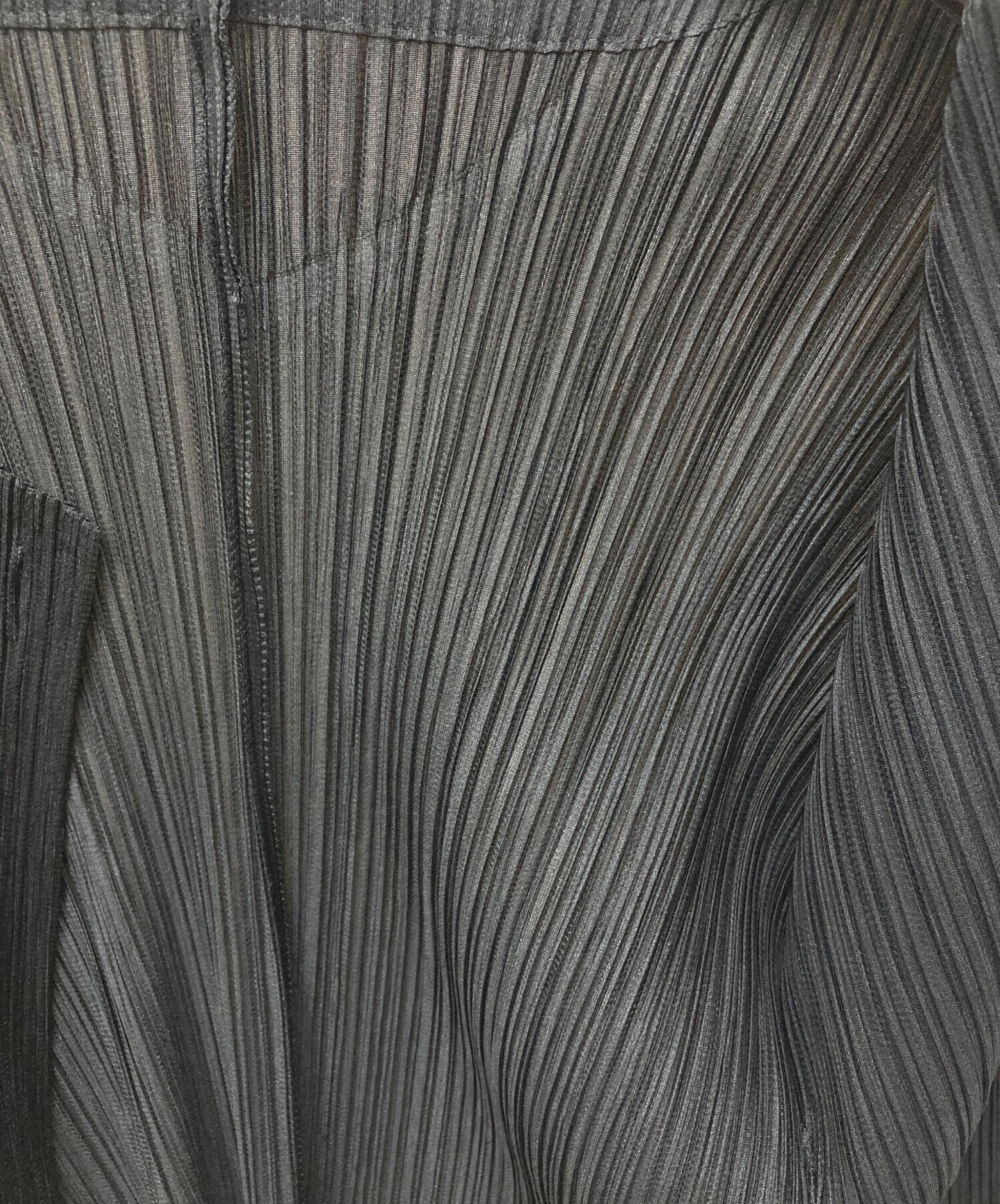 [Pre-owned] PLEATS PLEASE Pleated Colorless Jacket PP01-J0171